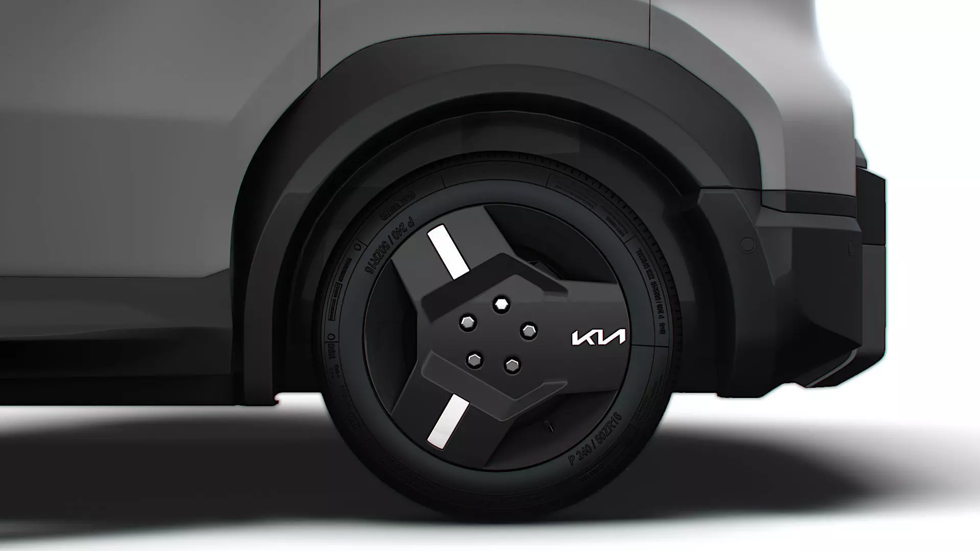 KIA PV5 Chassis OpenBed HQ Int 2026 3D model_11