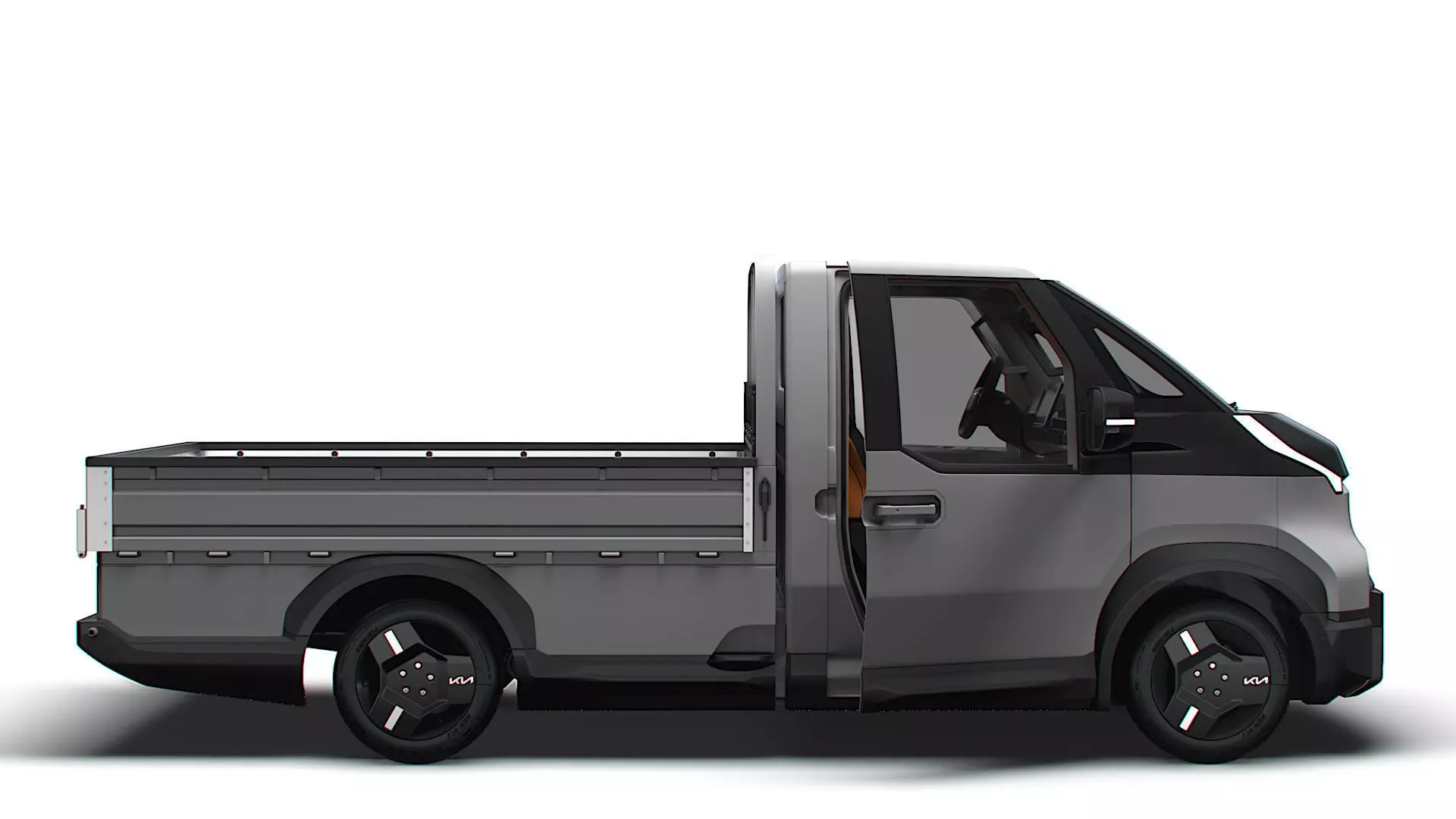 KIA PV5 Chassis OpenBed HQ Int 2026 3D model_1