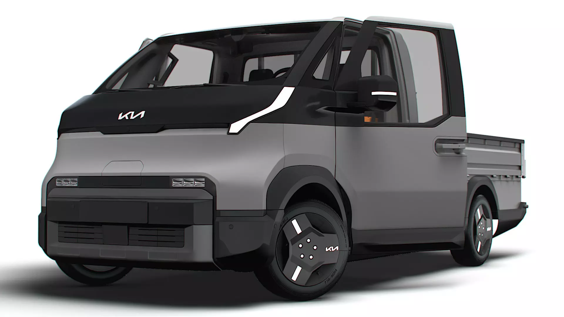 KIA PV5 Chassis OpenBed HQ Int 2026 3D model_7