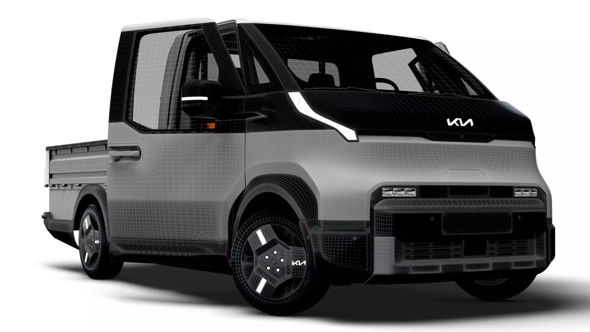 KIA PV5 Chassis OpenBed HQ Int 2026 3D model_12