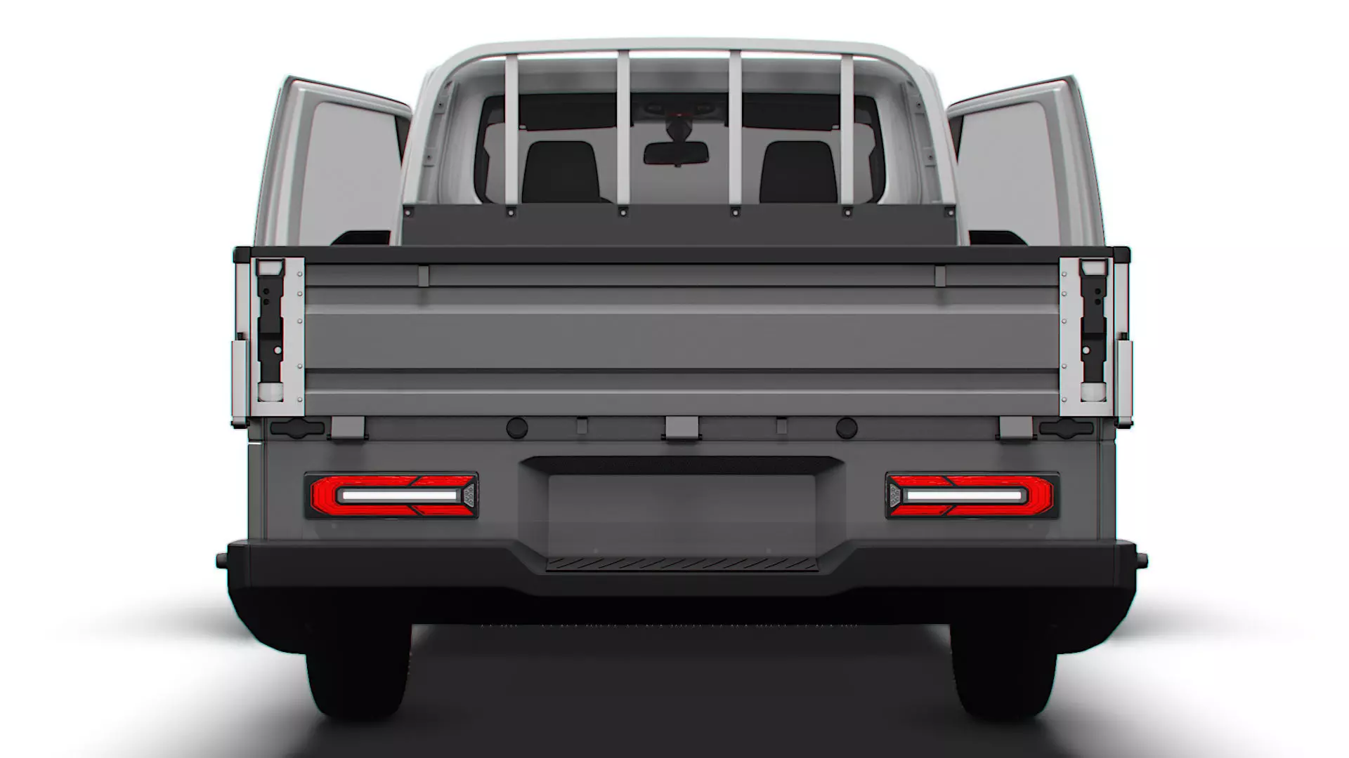 KIA PV5 Chassis OpenBed HQ Int 2026 3D model_9