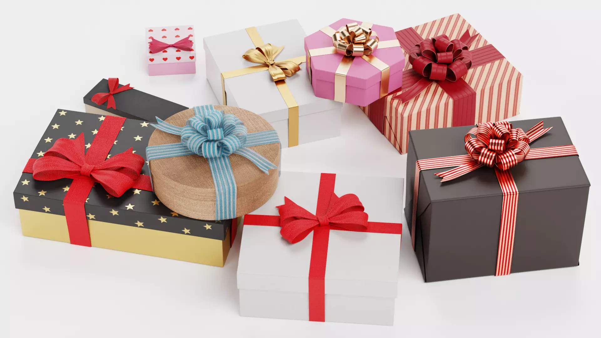 -Gifts Pile- 3D model_5