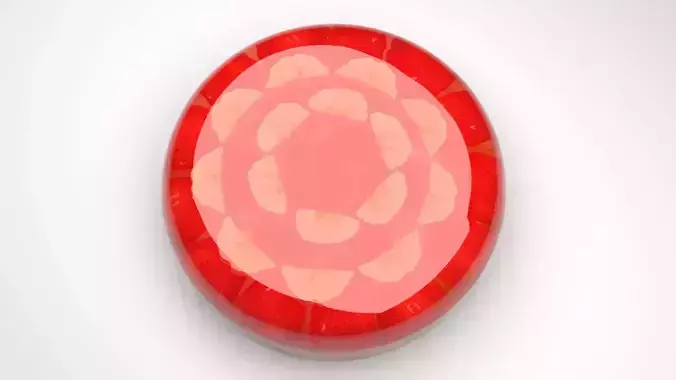 Fruit Jelly Cake 3D model 2