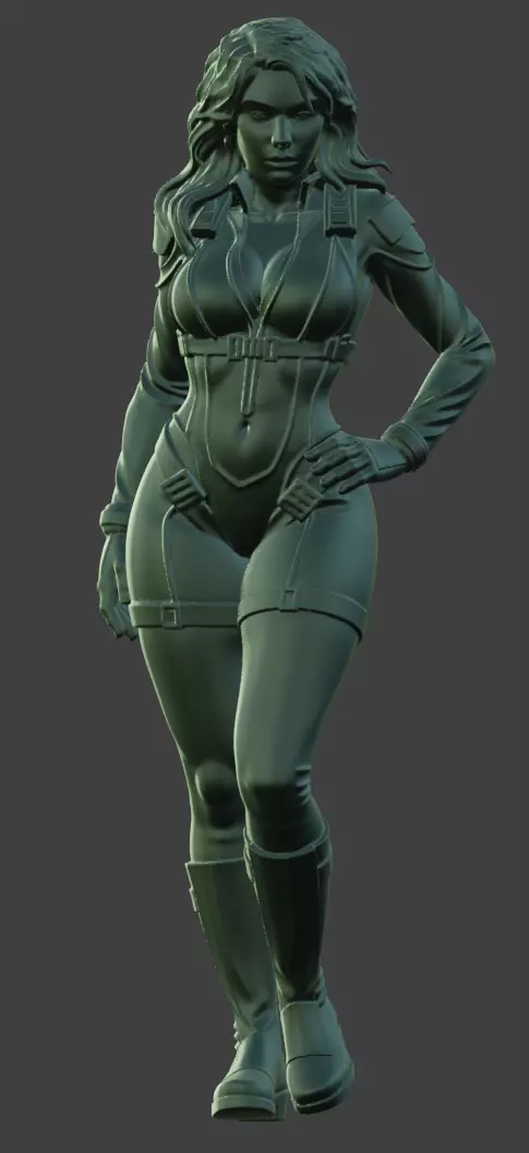 The Vindicator Sci-Fi Pilot 3D print model_1