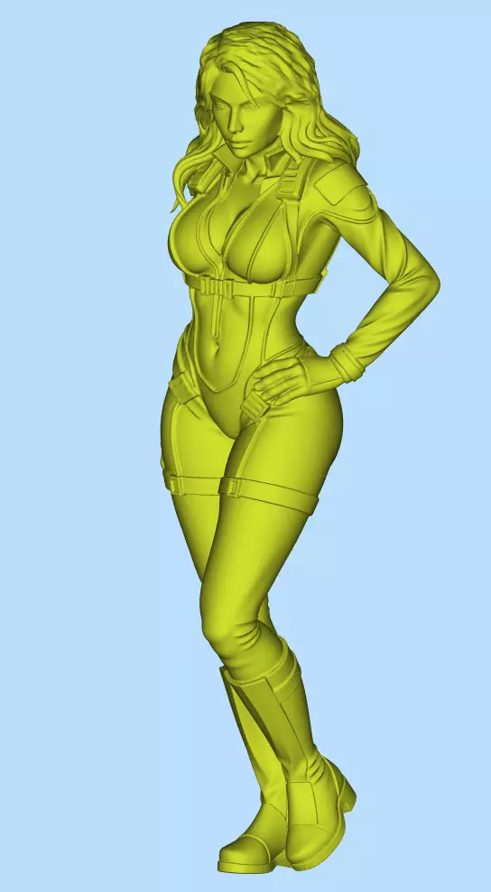 The Vindicator Sci-Fi Pilot 3D print model_10