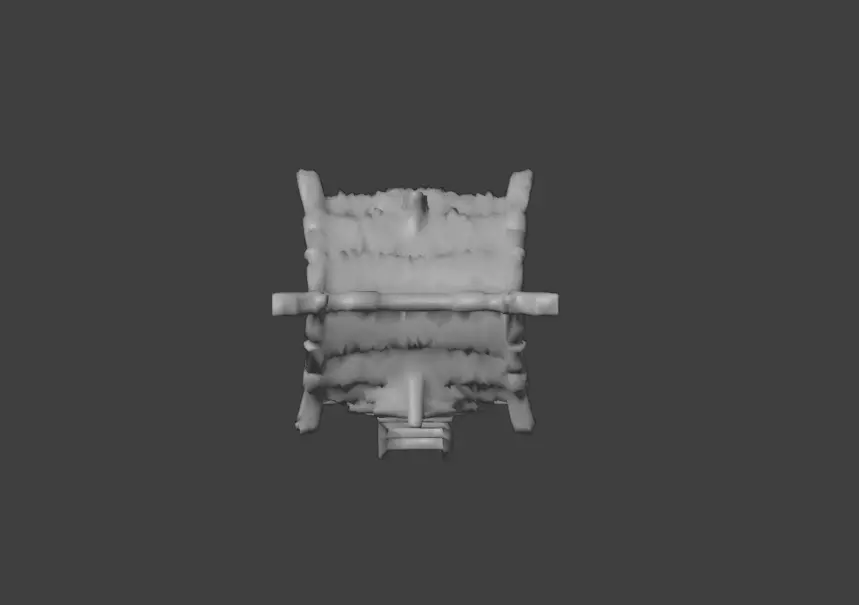 Rustic Cabin Model Low-poly 3D model_24