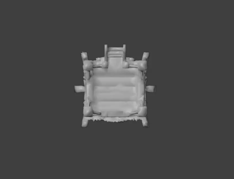 Rustic Cabin Model Low-poly 3D model_19