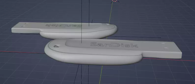 Pen-Drive 3D Model Low-poly 3D model_6