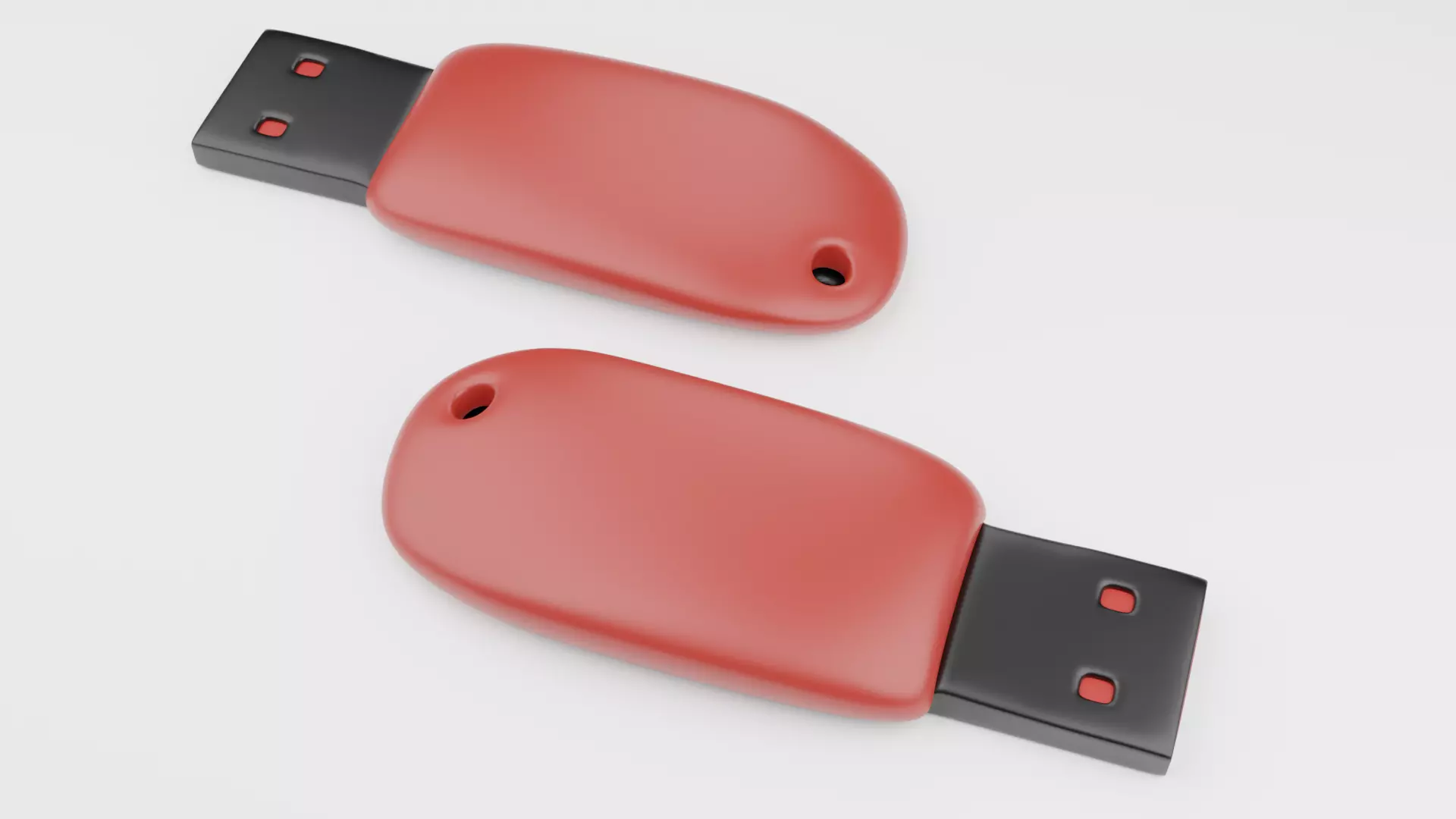 Pen-Drive 3D Model Low-poly 3D model_2