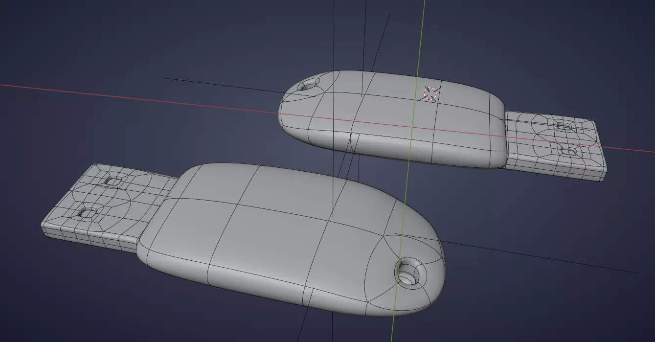 Pen-Drive 3D Model Low-poly 3D model_9