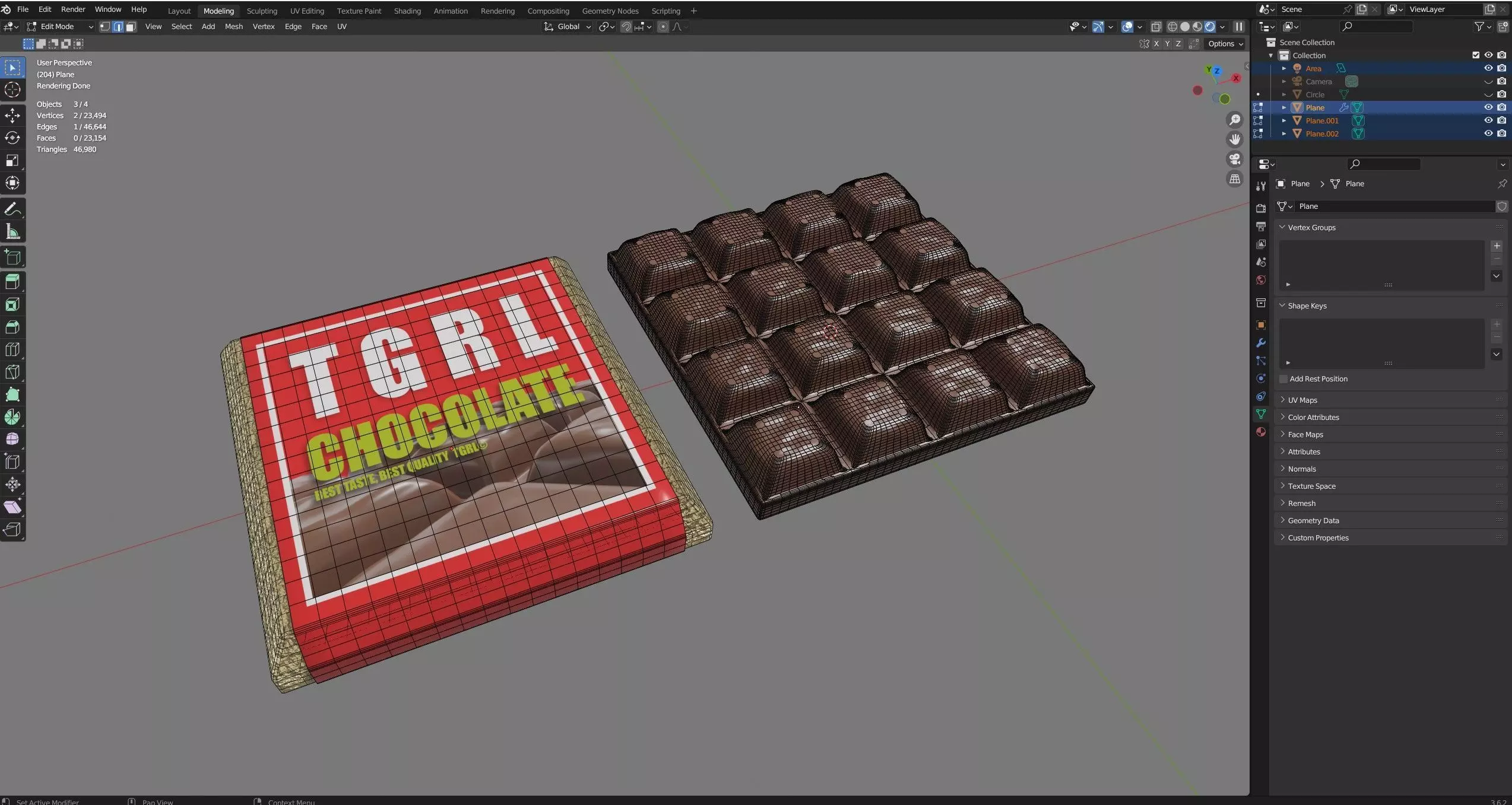 CHOCOLATE 01 3D model_8