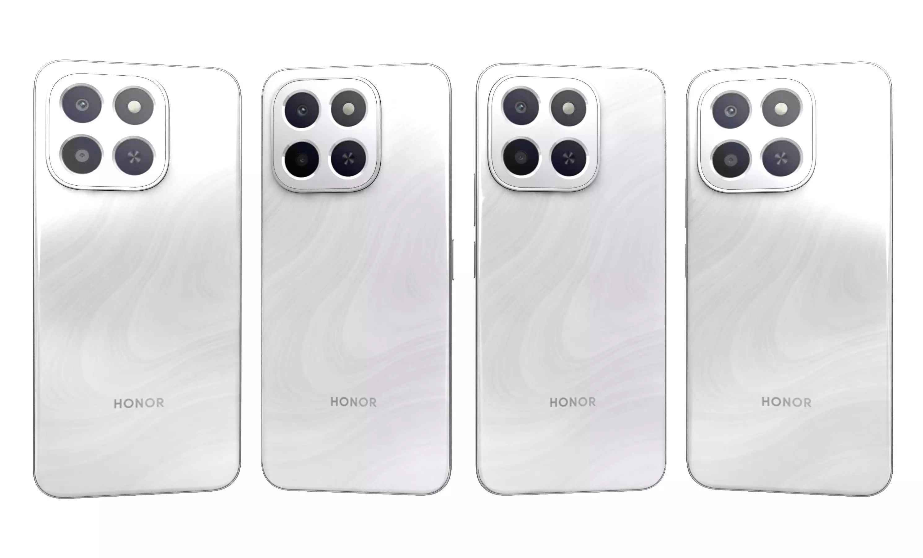 Honor X6c All Colors High Poly 3D model_6