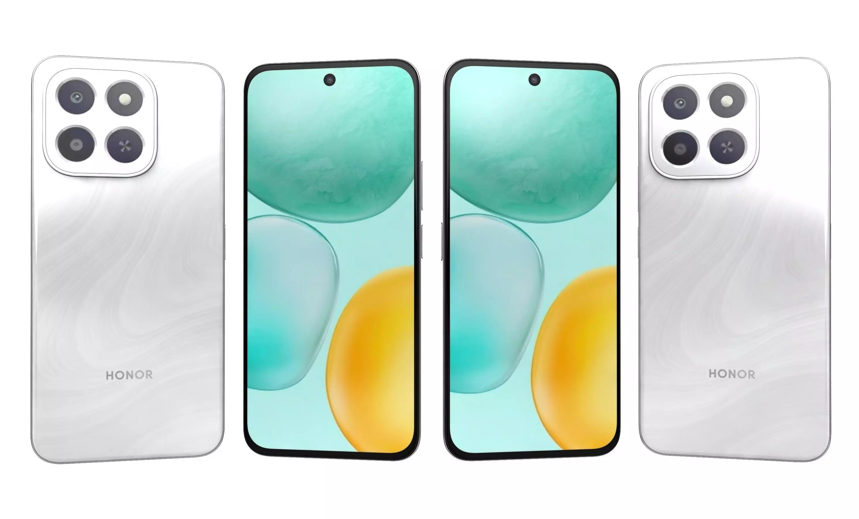 Honor X6c All Colors High Poly 3D model_3