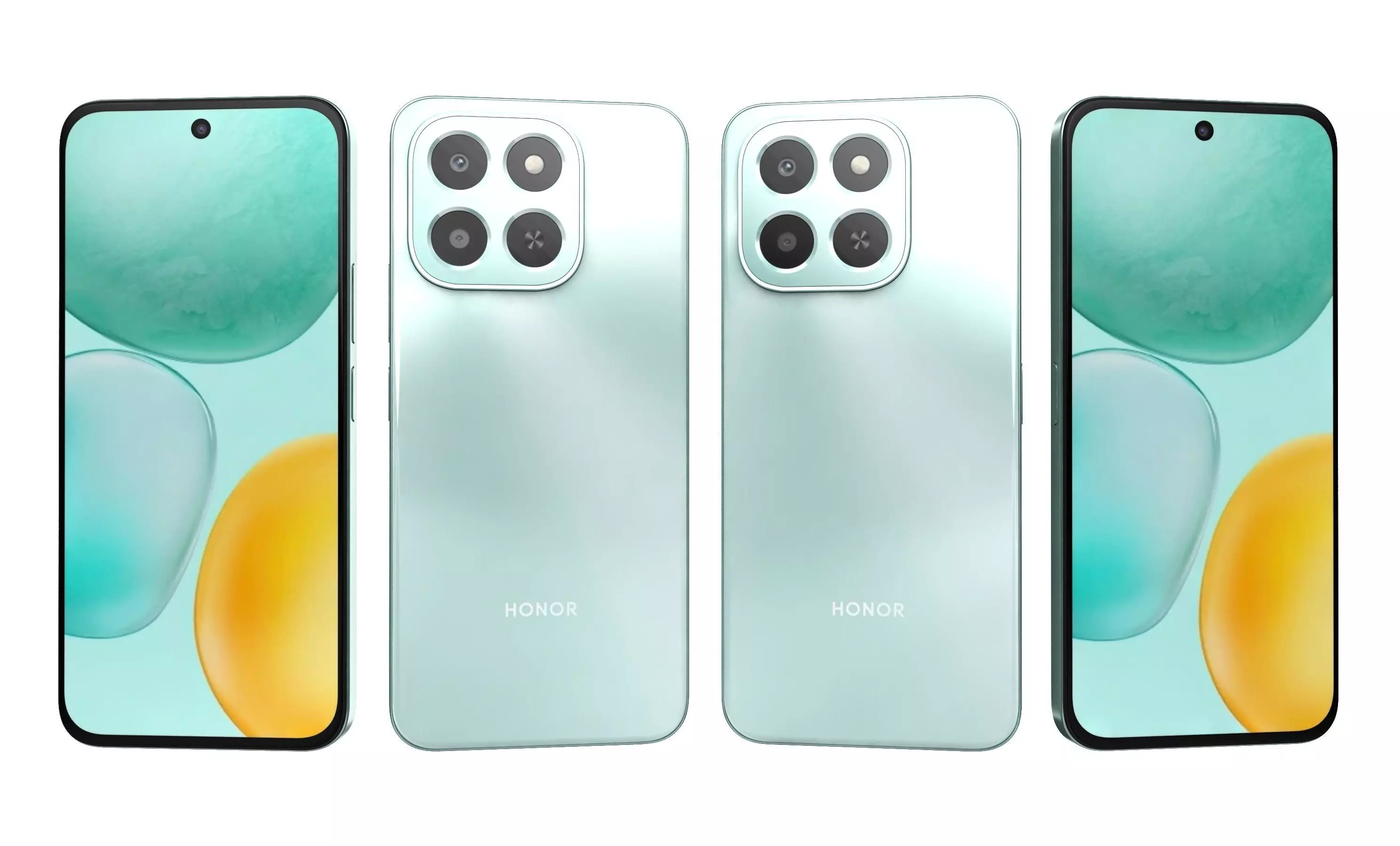 Honor X6c All Colors High Poly 3D model_2