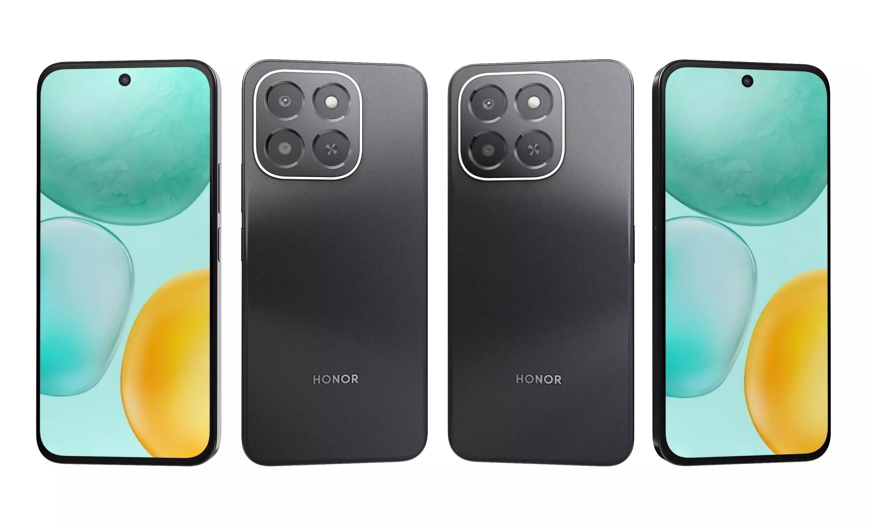 Honor X6c All Colors High Poly 3D model_26