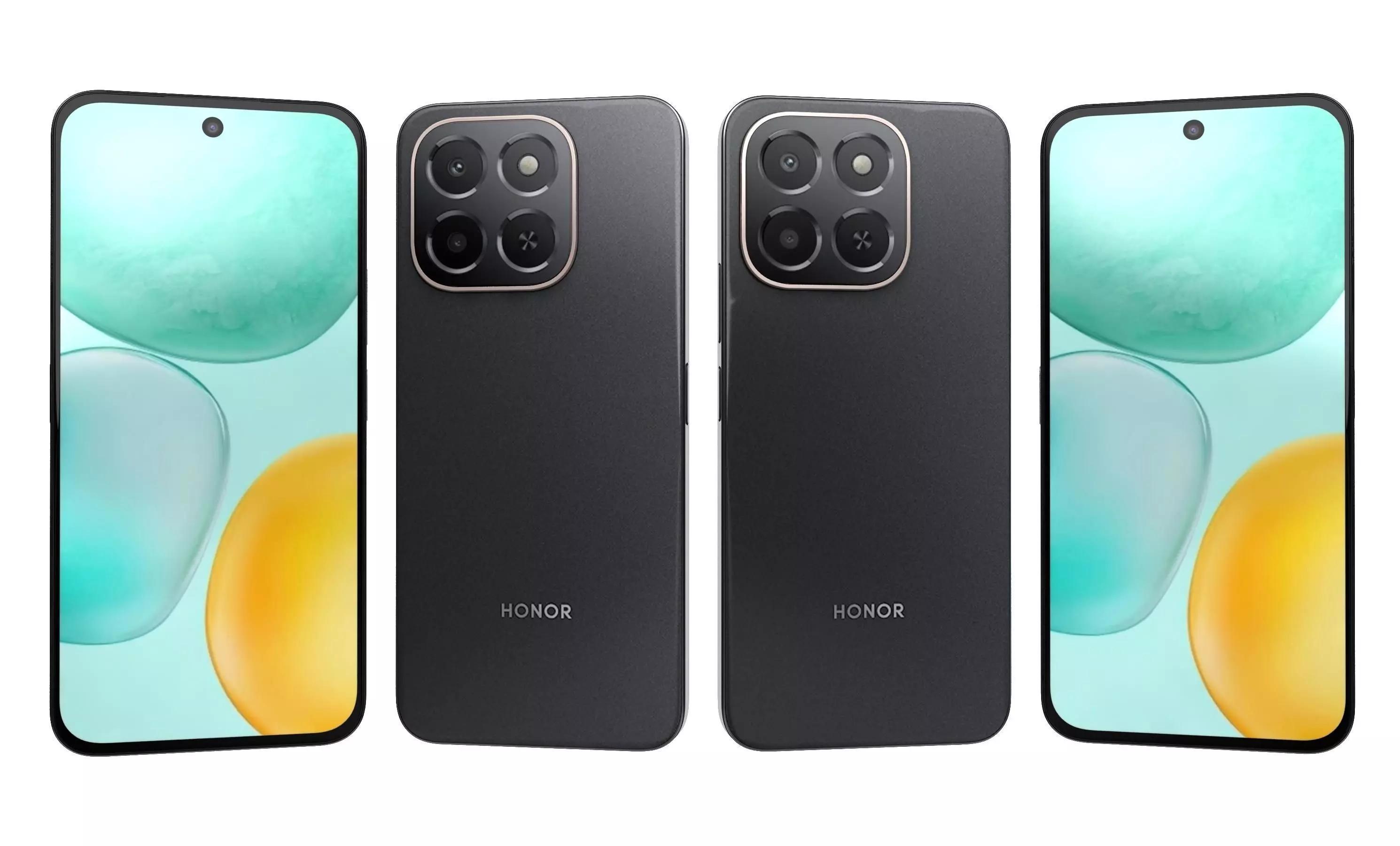 Honor X6c All Colors High Poly 3D model_19