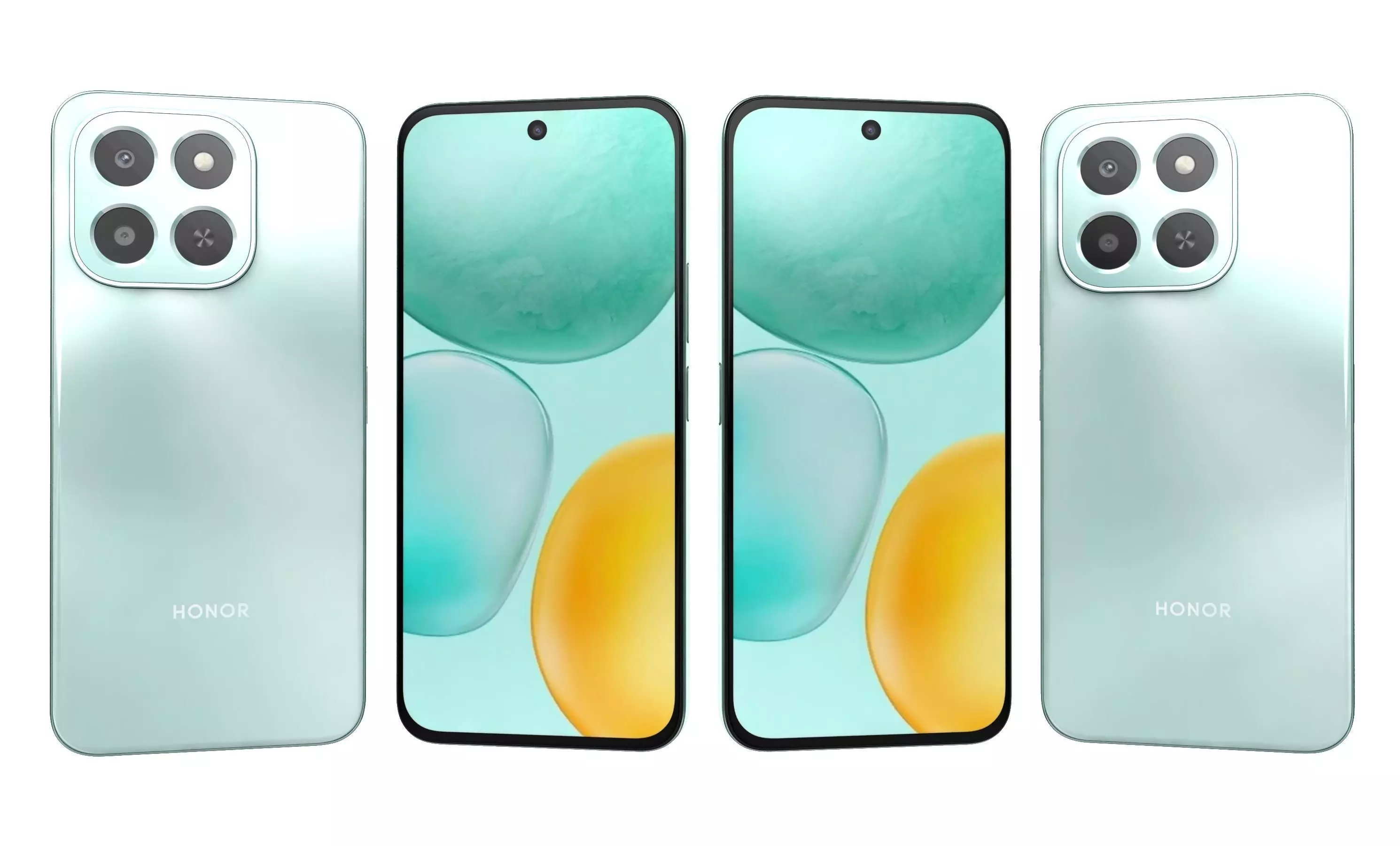 Honor X6c All Colors High Poly 3D model_29