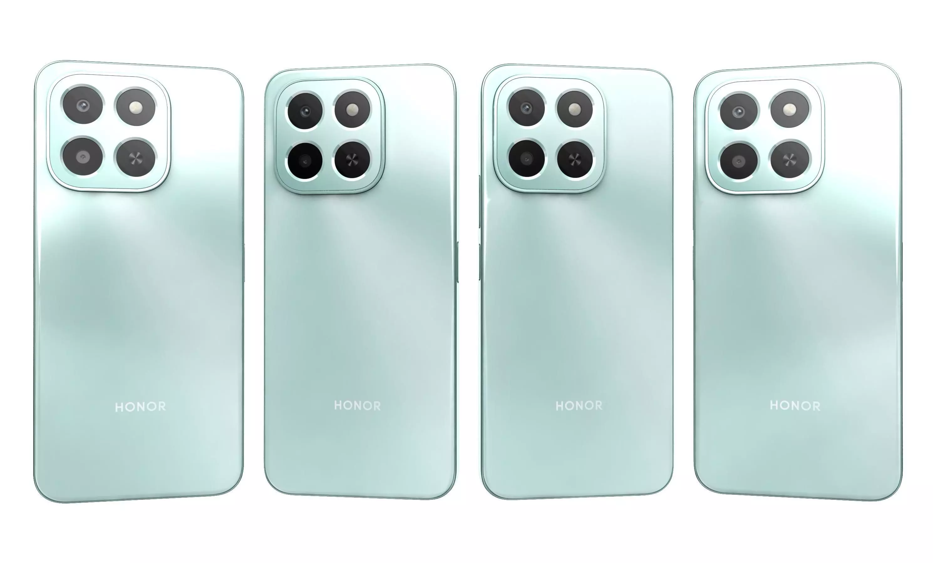 Honor X6c All Colors High Poly 3D model_32