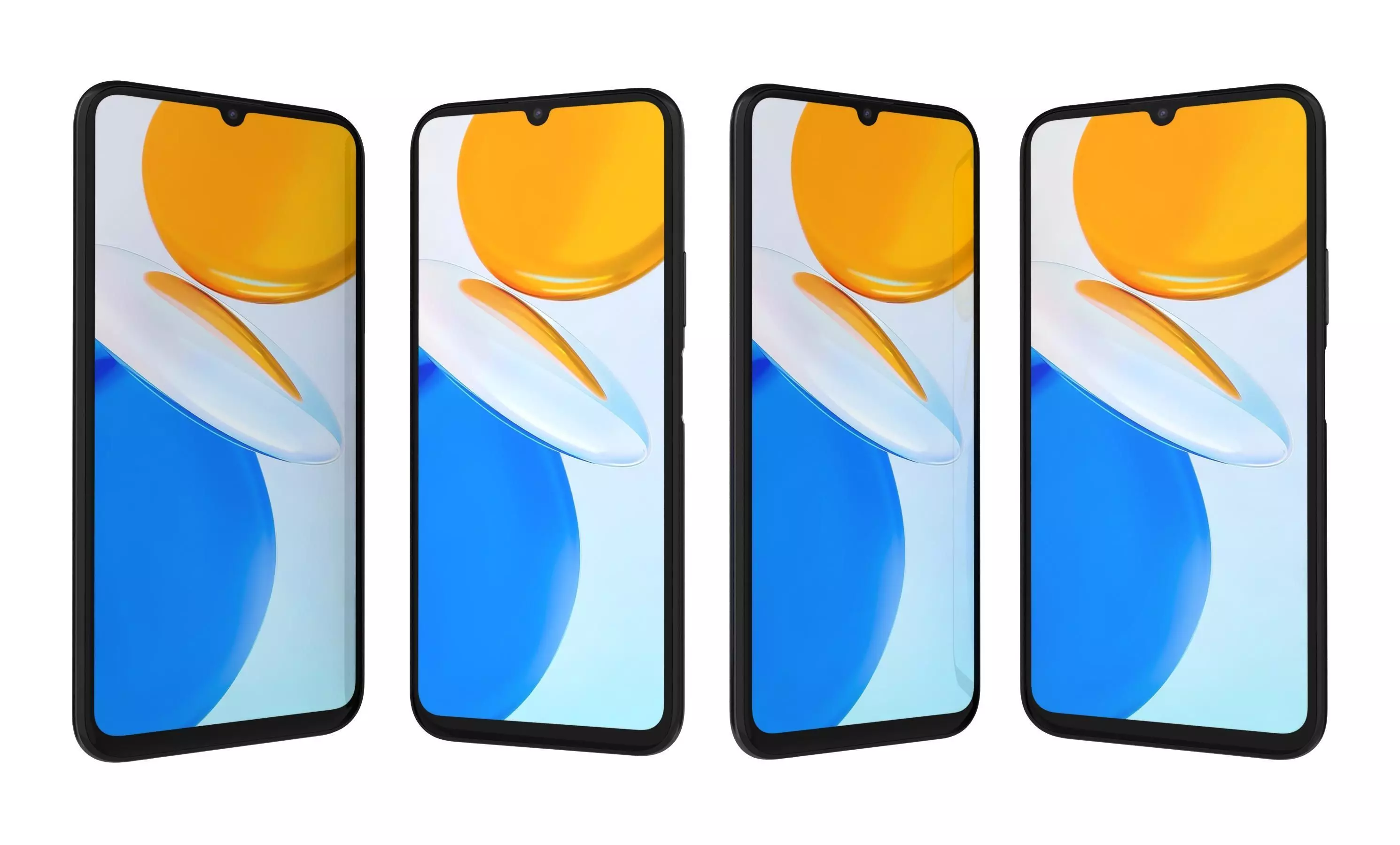 Honor X7 All Colors High Poly 3D model_15