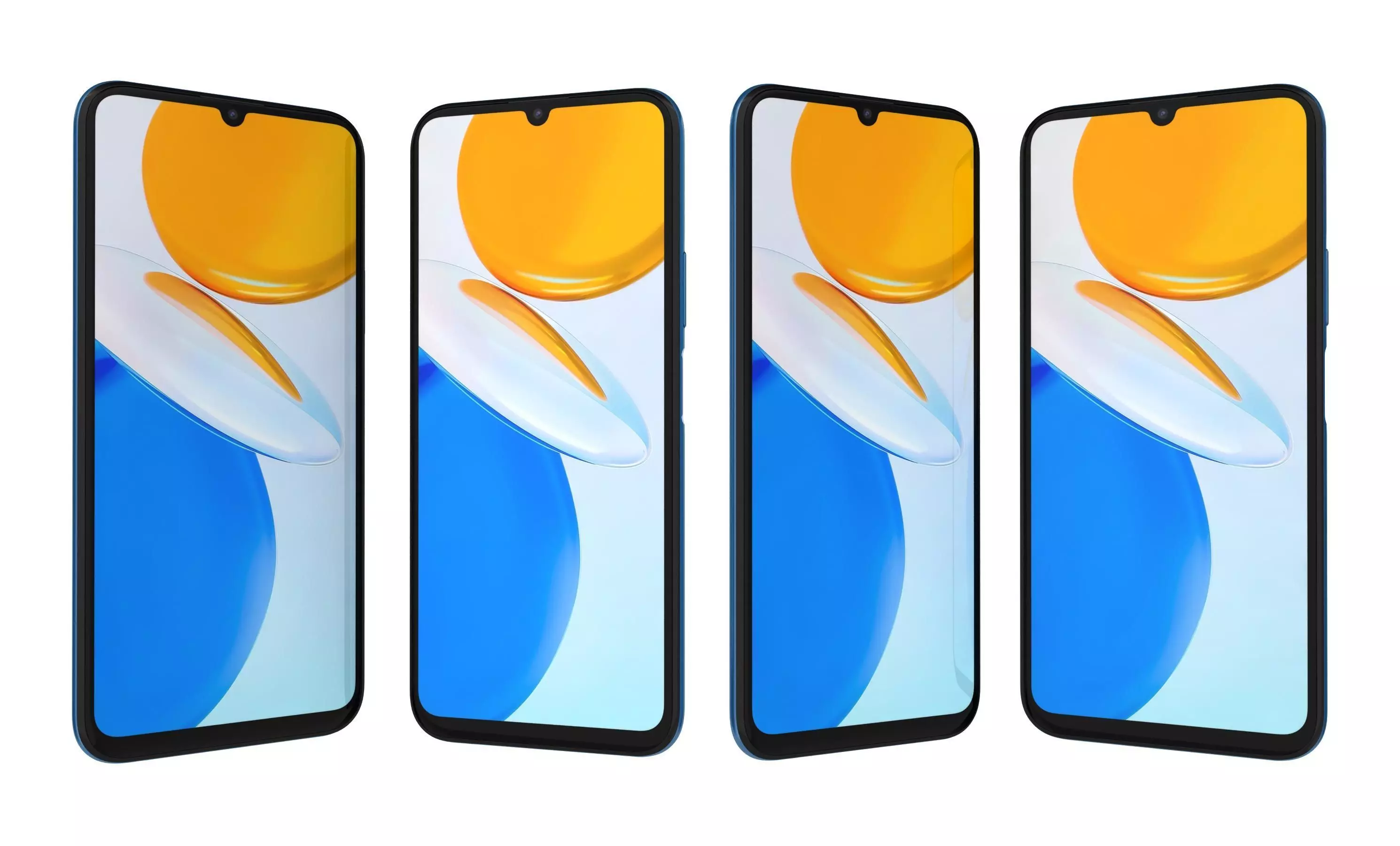 Honor X7 All Colors High Poly 3D model_12