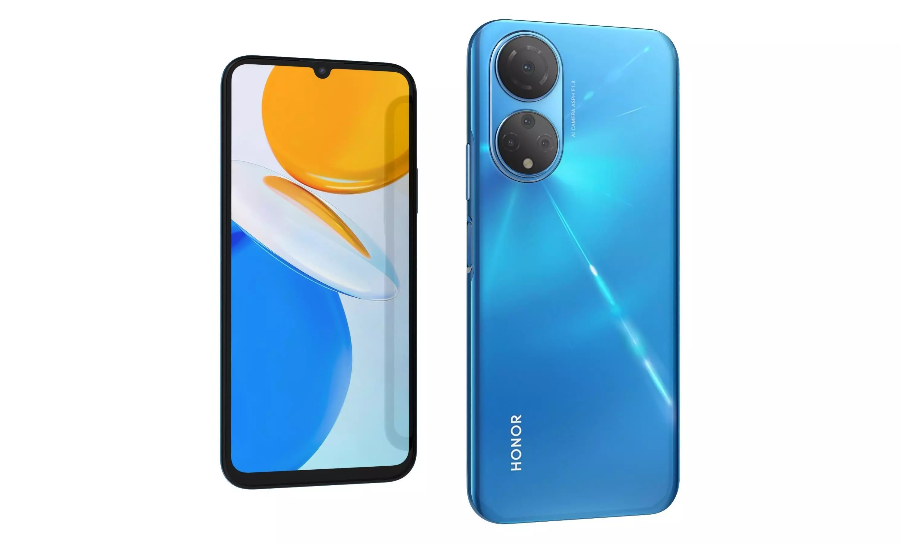 Honor X7 All Colors High Poly 3D model_2