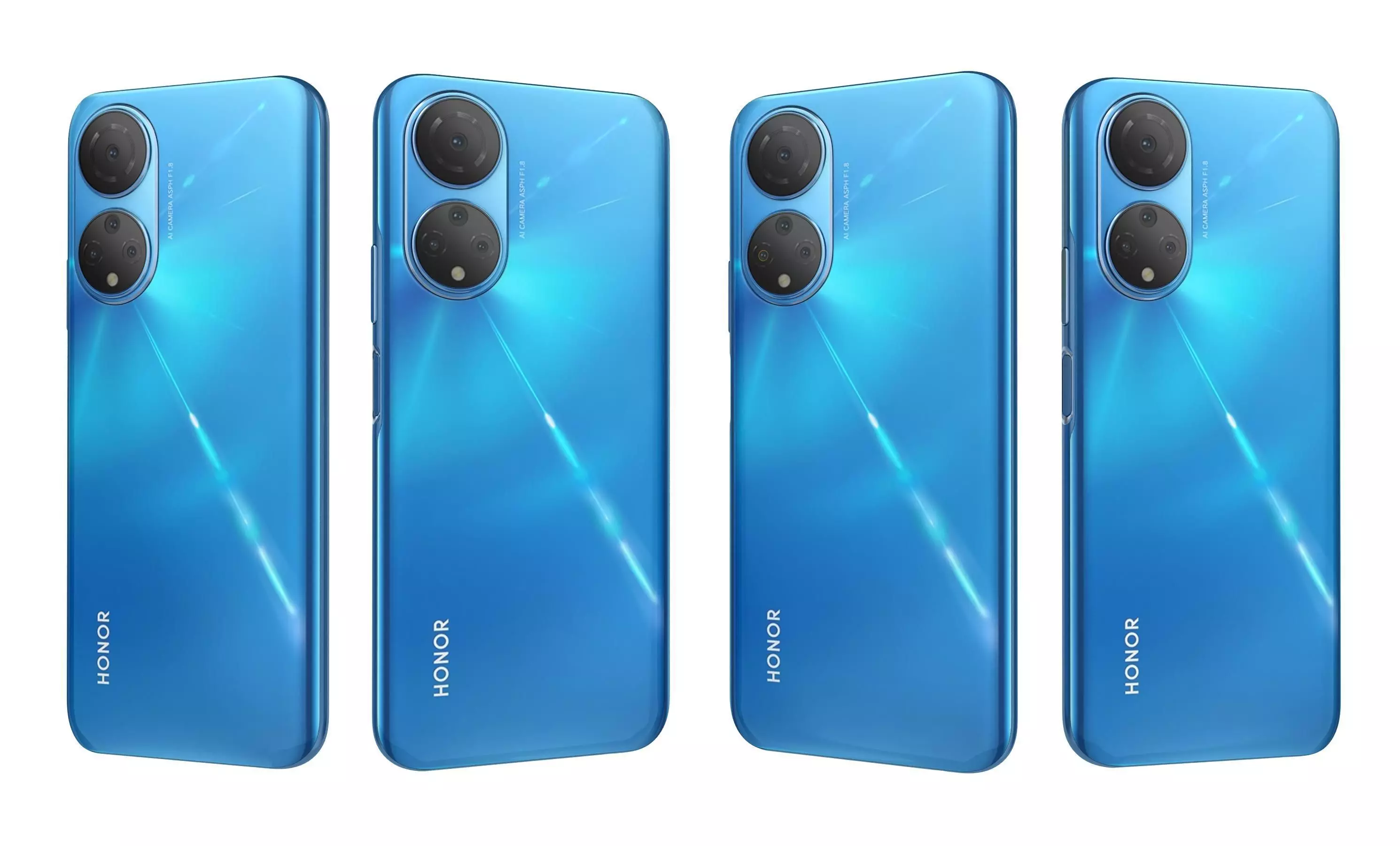 Honor X7 All Colors High Poly 3D model_38