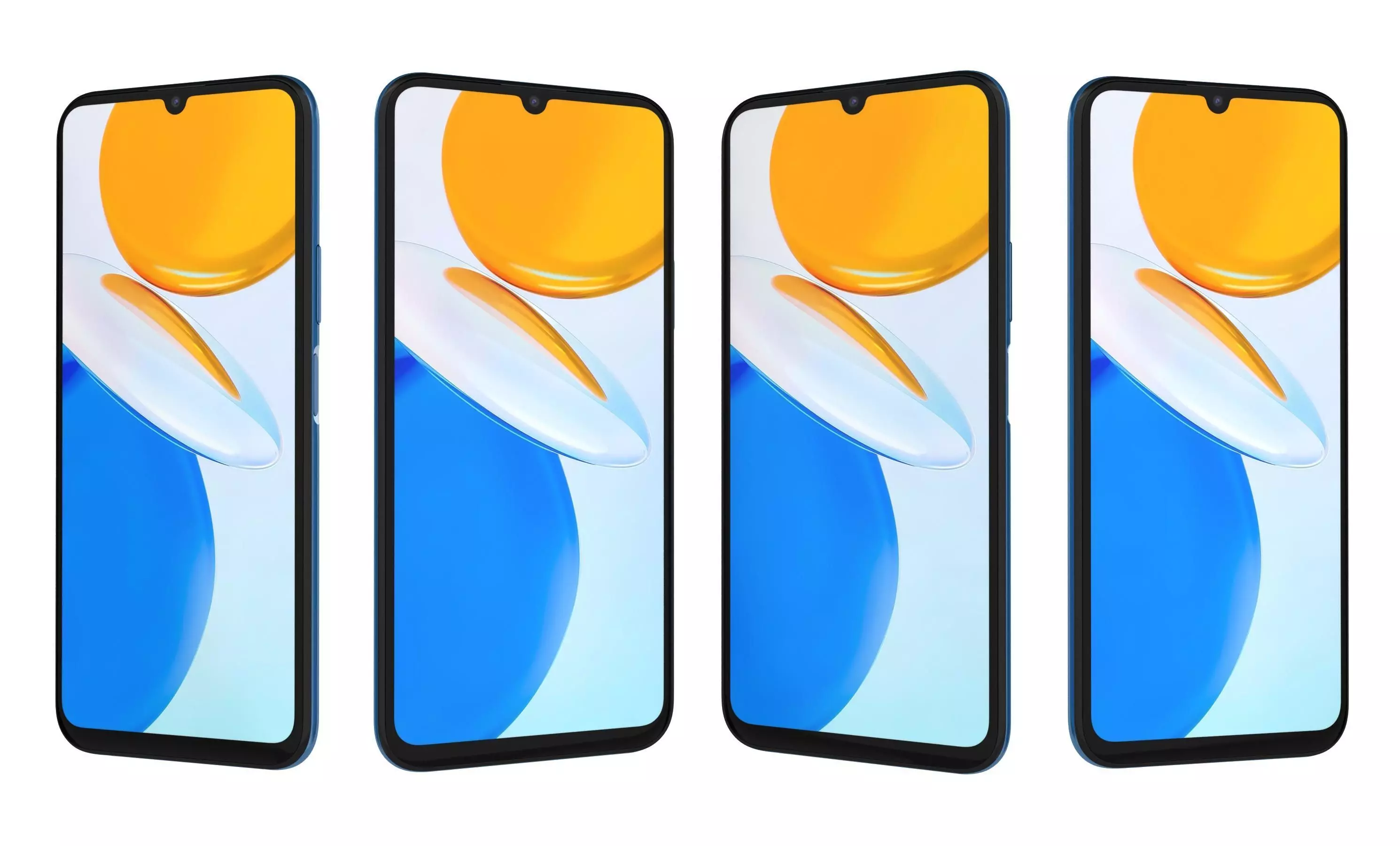 Honor X7 All Colors High Poly 3D model_40