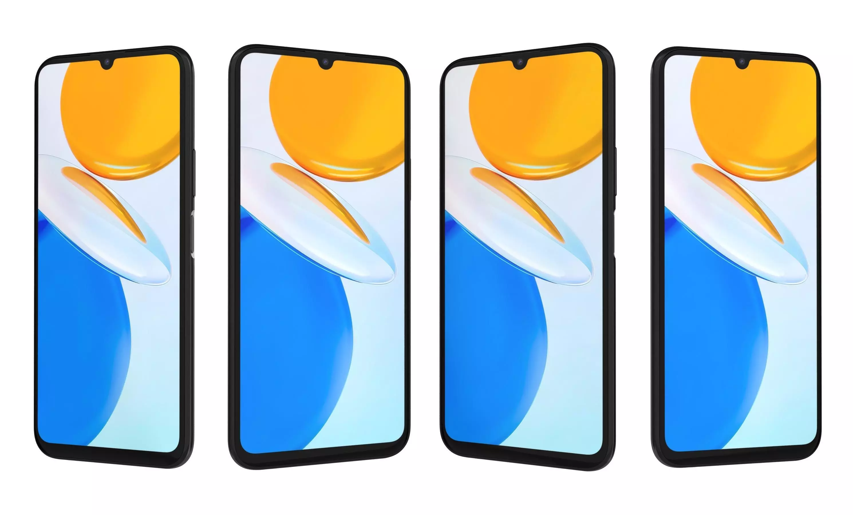 Honor X7 All Colors High Poly 3D model_21