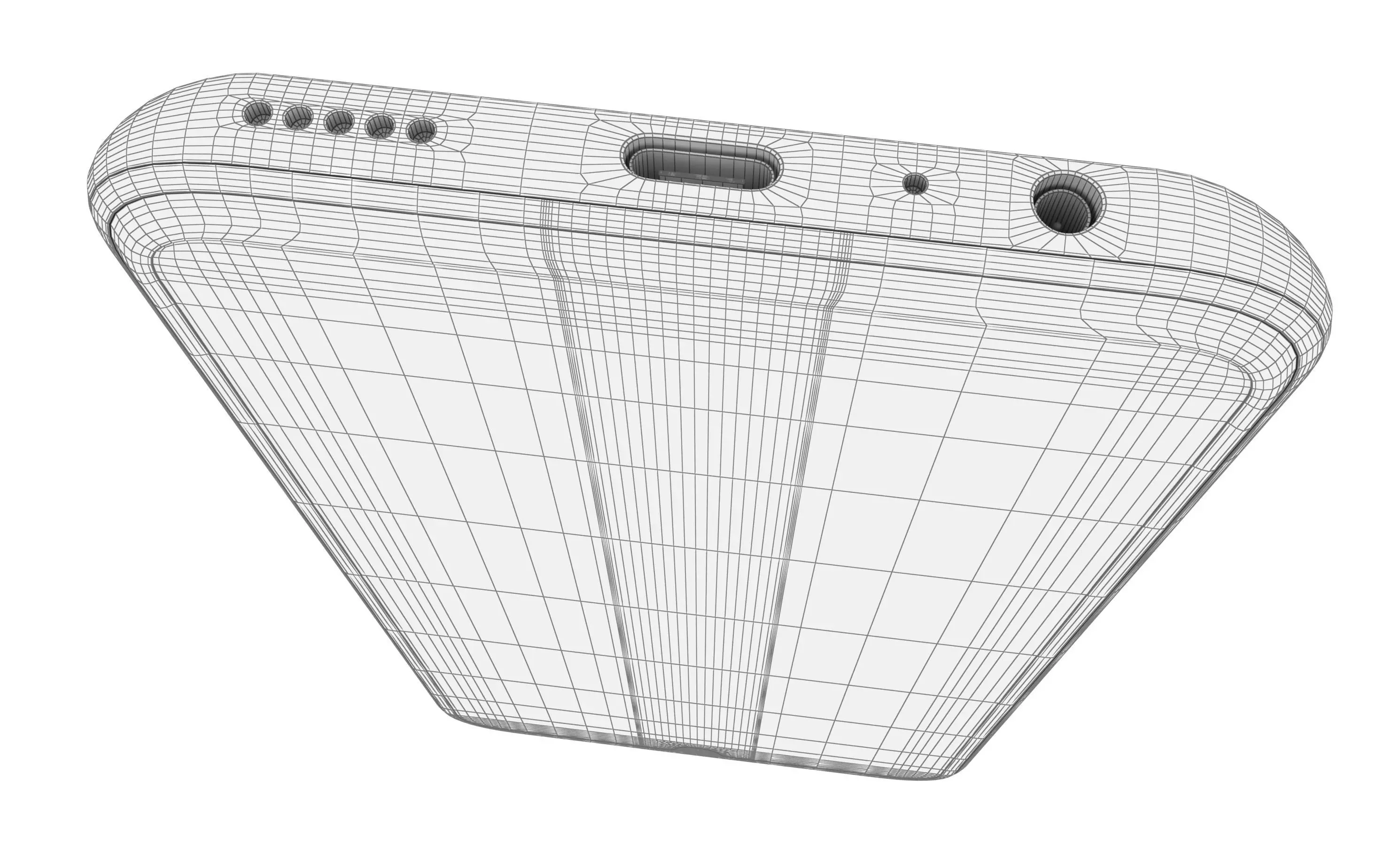 Honor X7 Blue High Poly 3D model_16