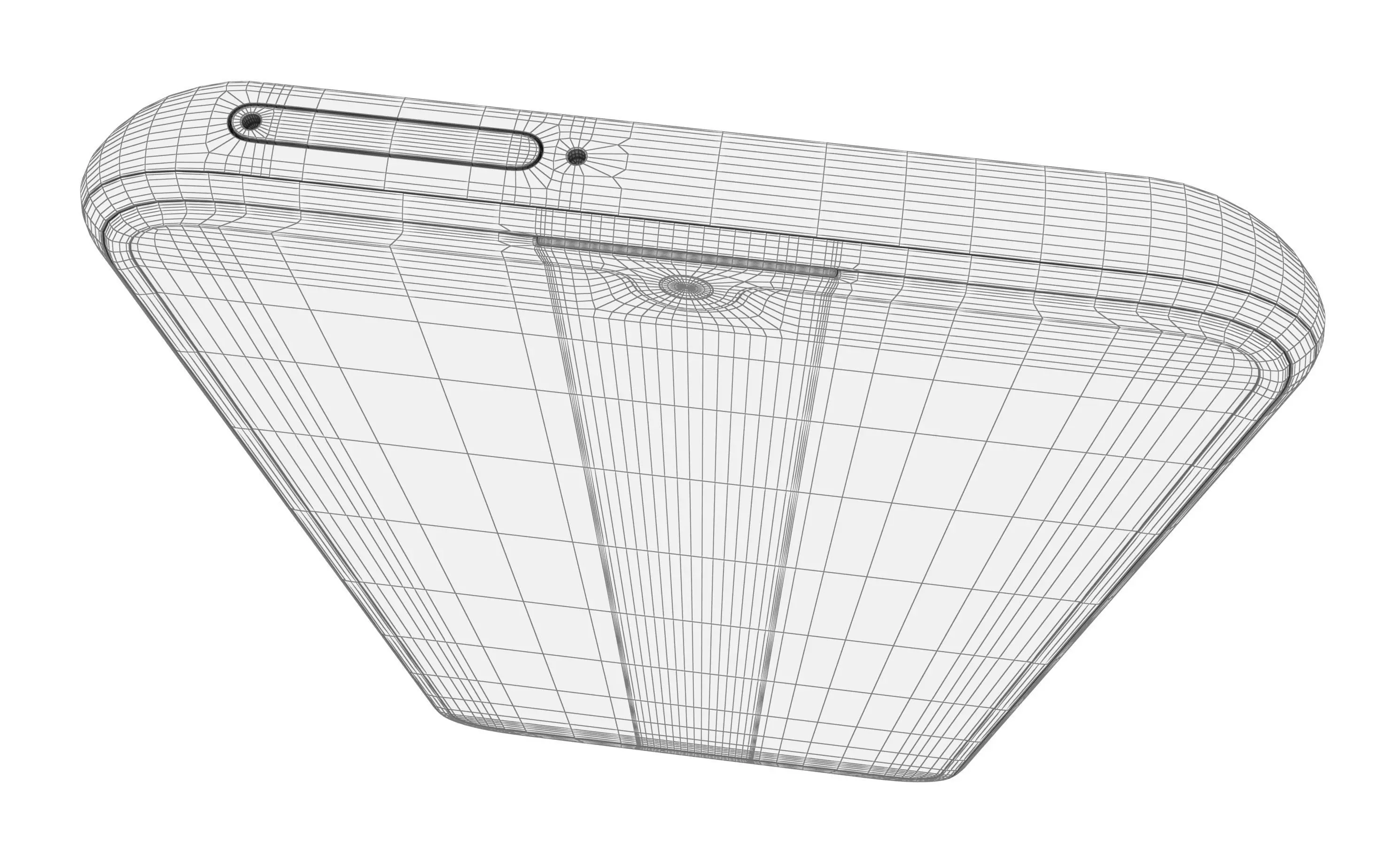 Honor X7 Blue High Poly 3D model_23