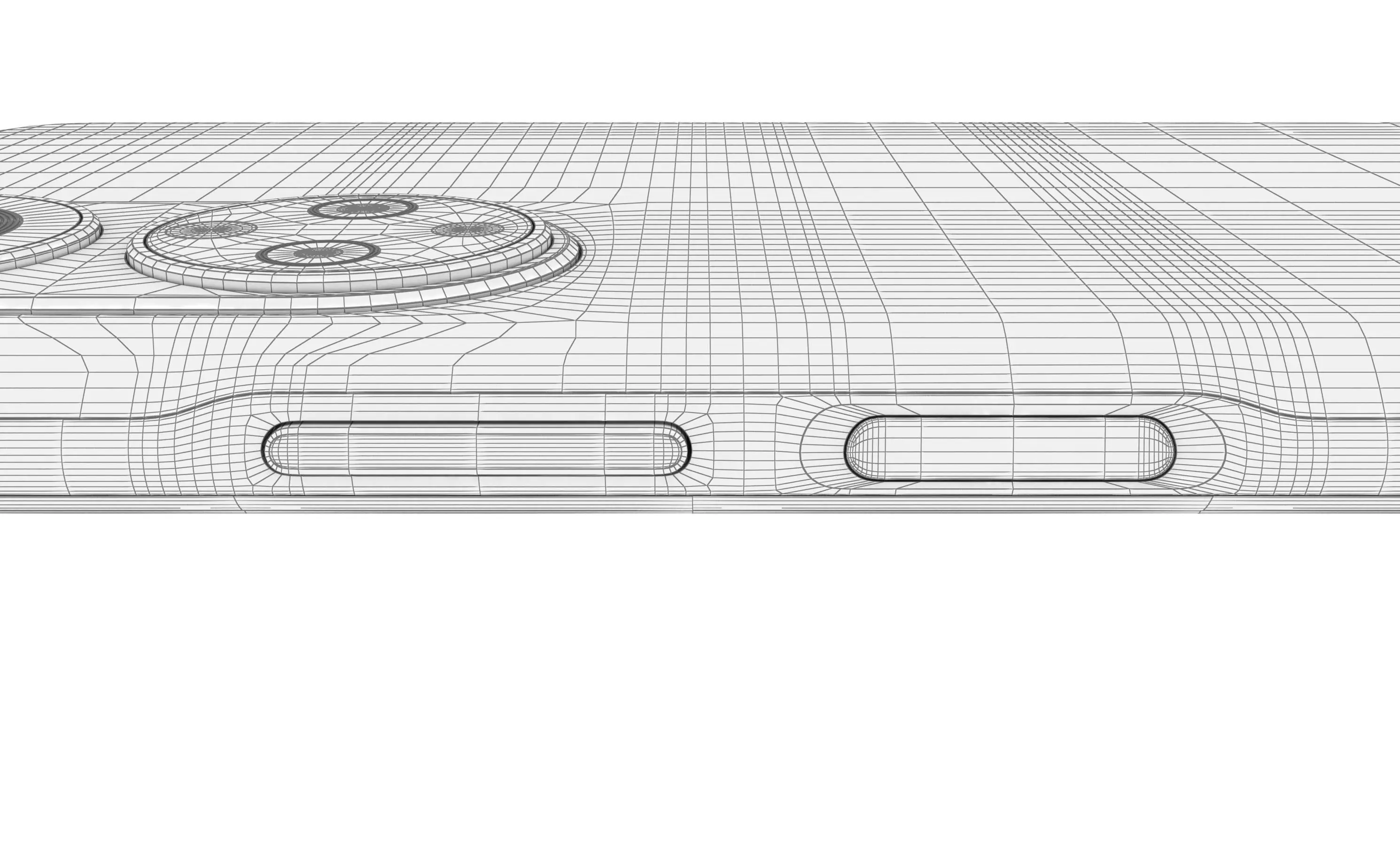 Honor X7 Blue High Poly 3D model_27