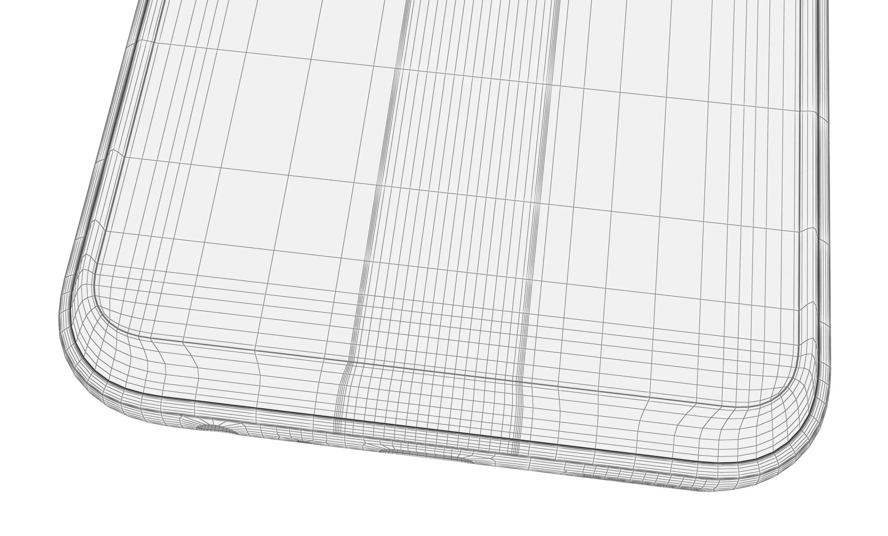 Honor X7 Black High Poly 3D model_17