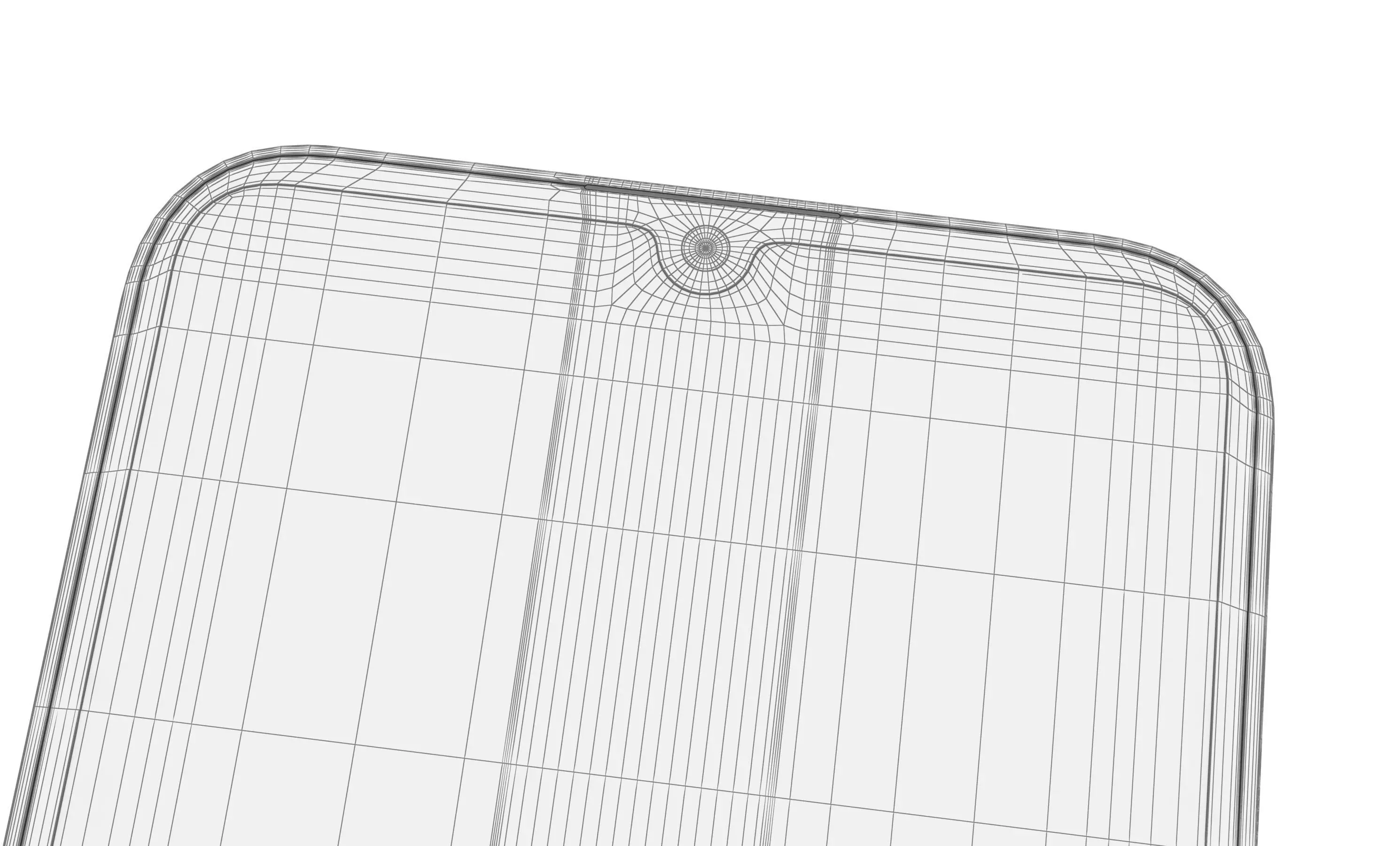 Honor X7 Black High Poly 3D model_18