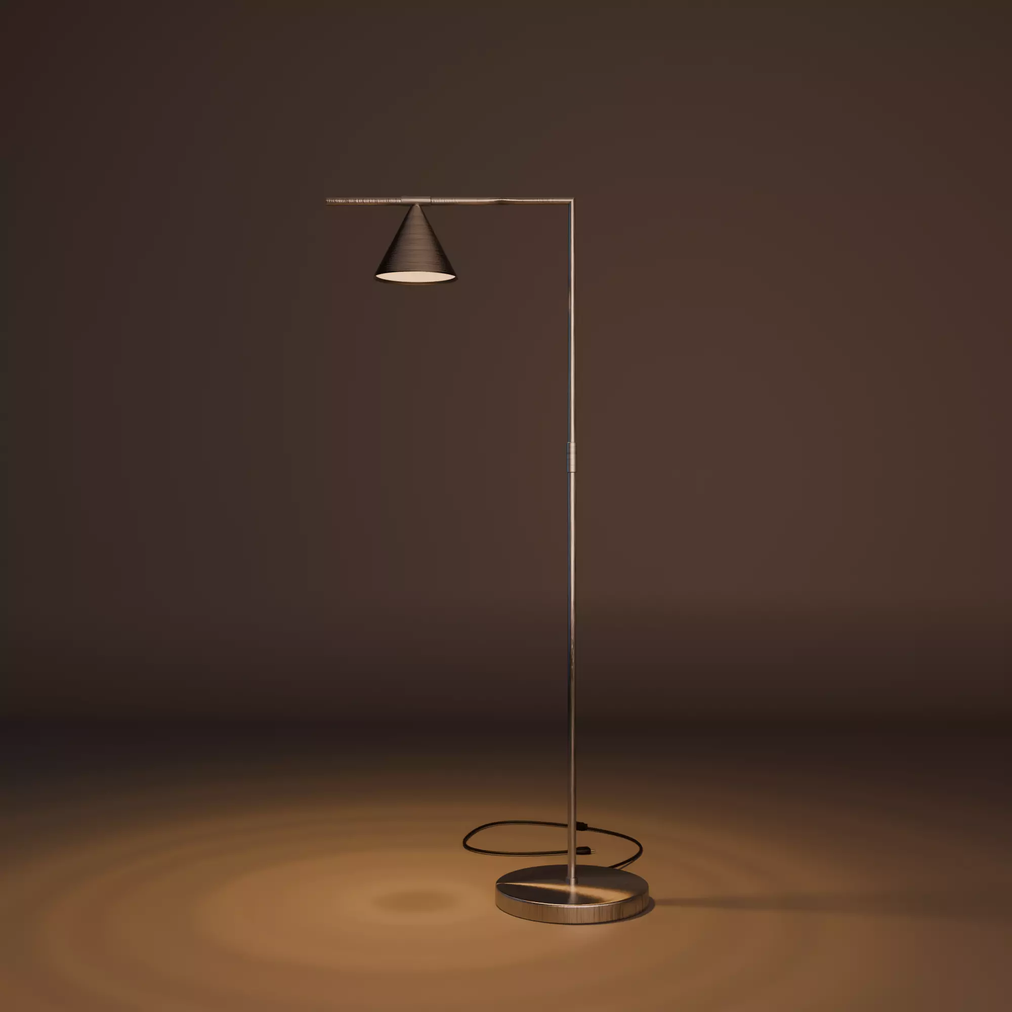 Modern Aluminum Floor Lamp Free 3D model