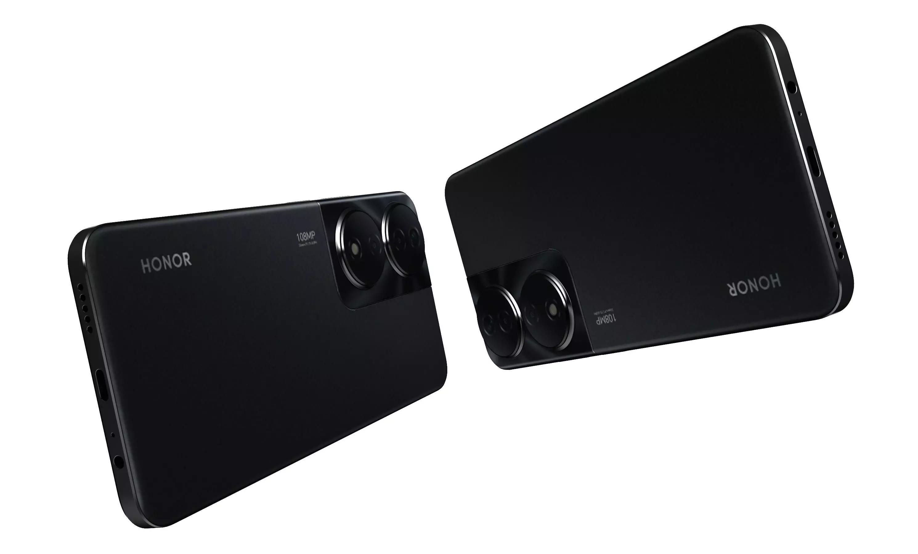 Honor X7B 5G Black High Poly 3D model_4