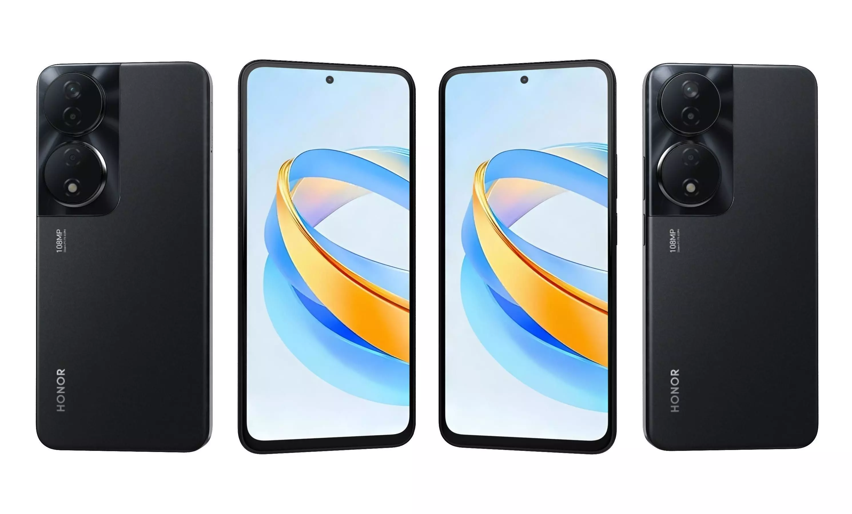 Honor X7B 5G Black High Poly 3D model_28