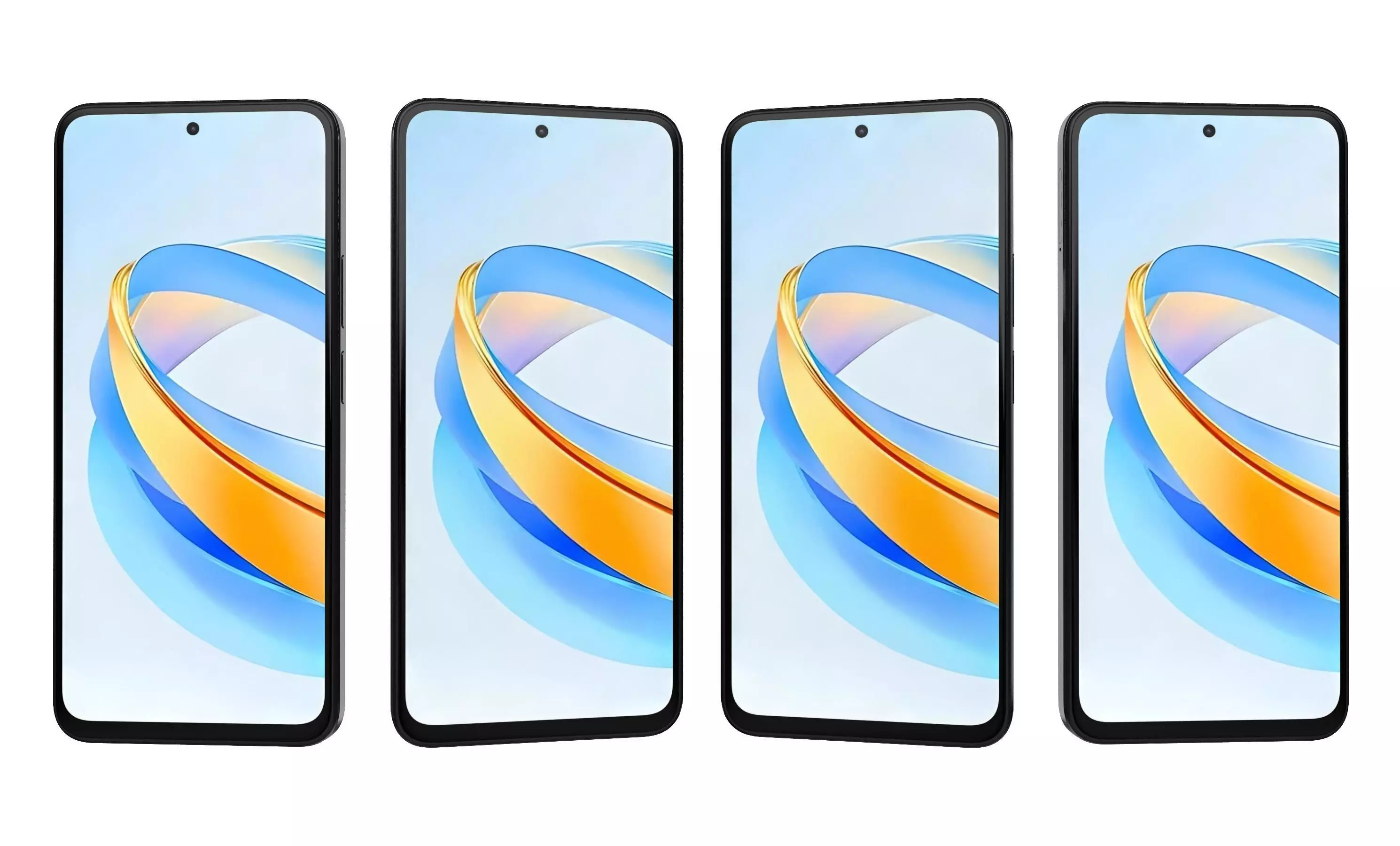 Honor X7B 5G Black High Poly 3D model_29