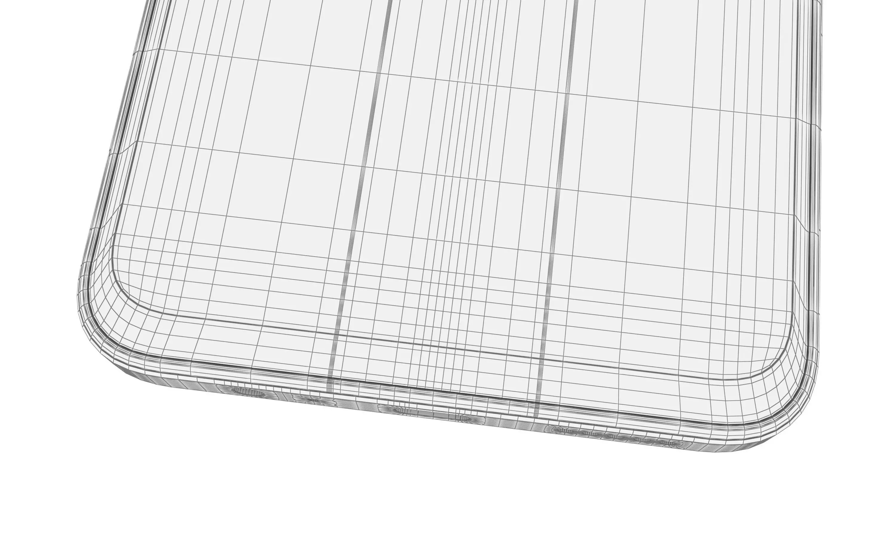 Honor X7B 5G Black High Poly 3D model_17