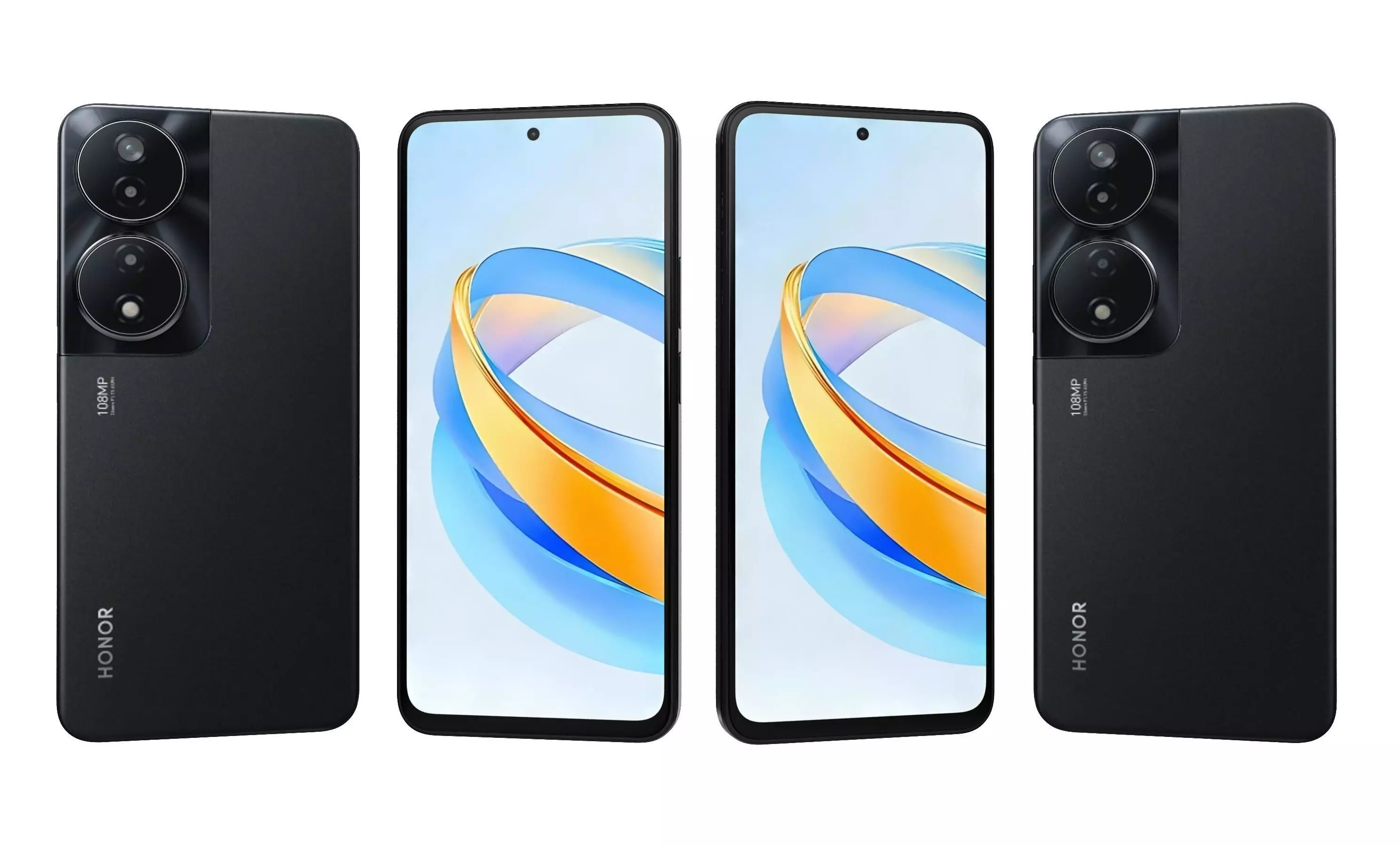 Honor X7B 5G Black High Poly 3D model_0