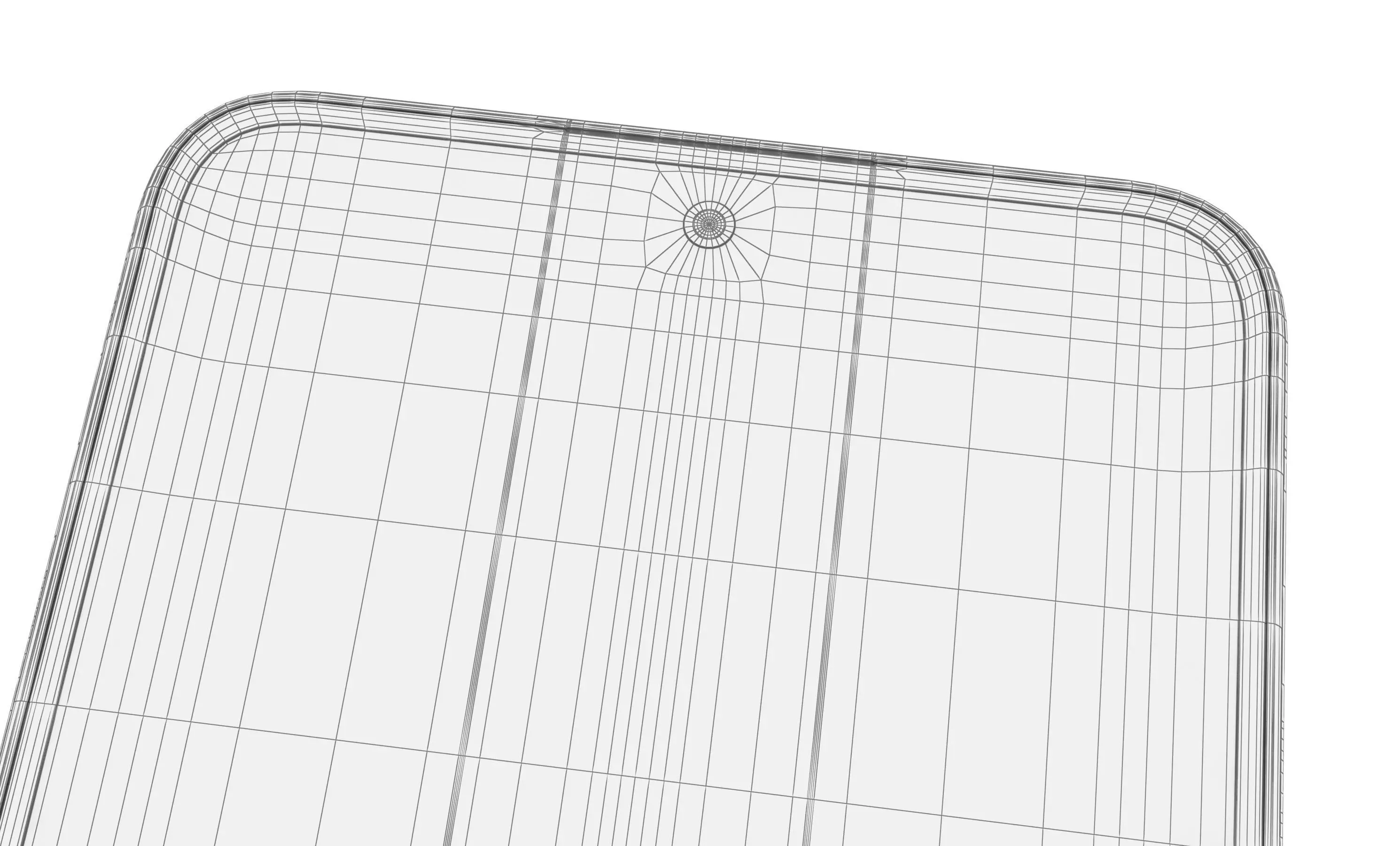 Honor X7B 5G Black High Poly 3D model_18