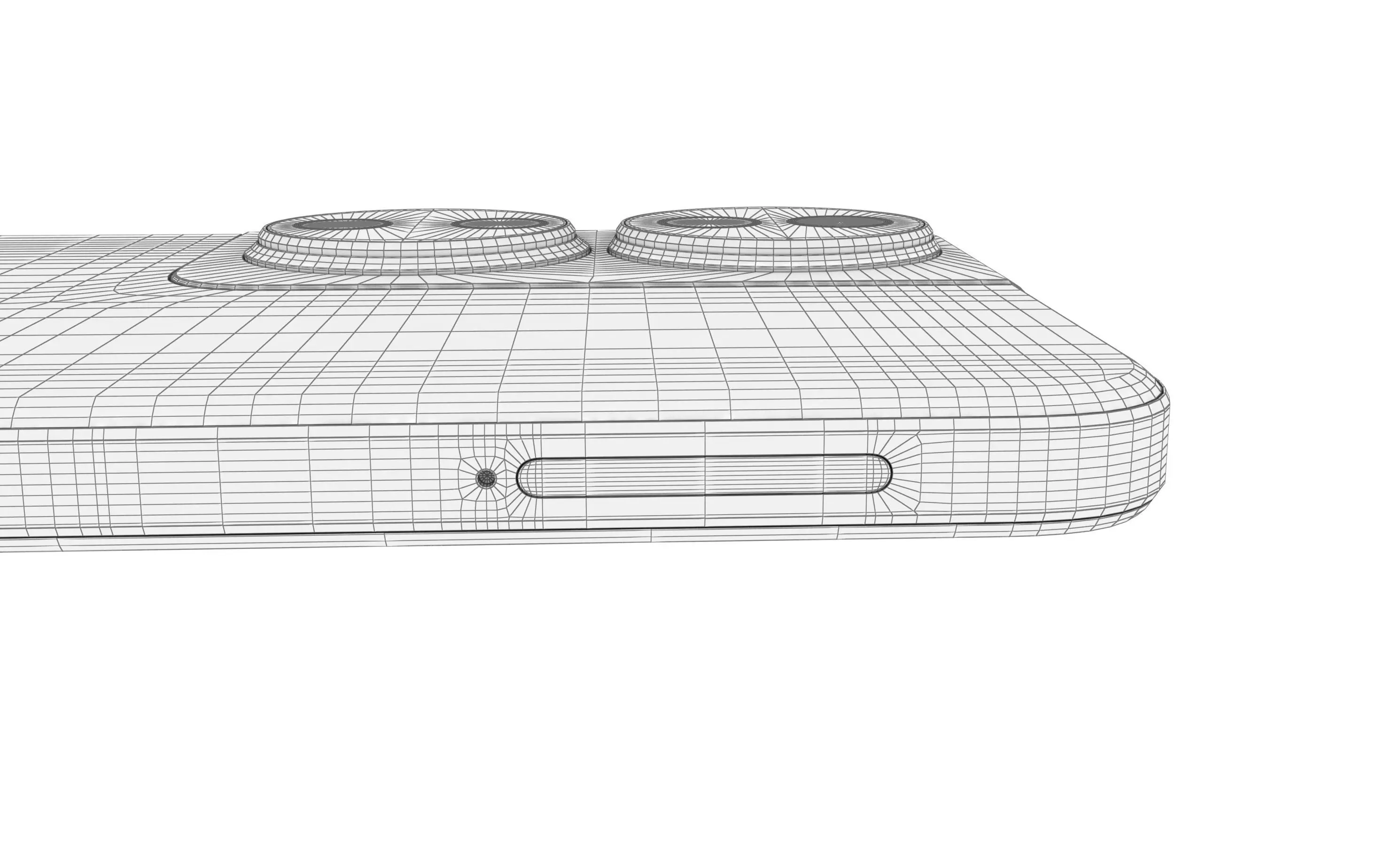 Honor X7B 5G Black High Poly 3D model_20