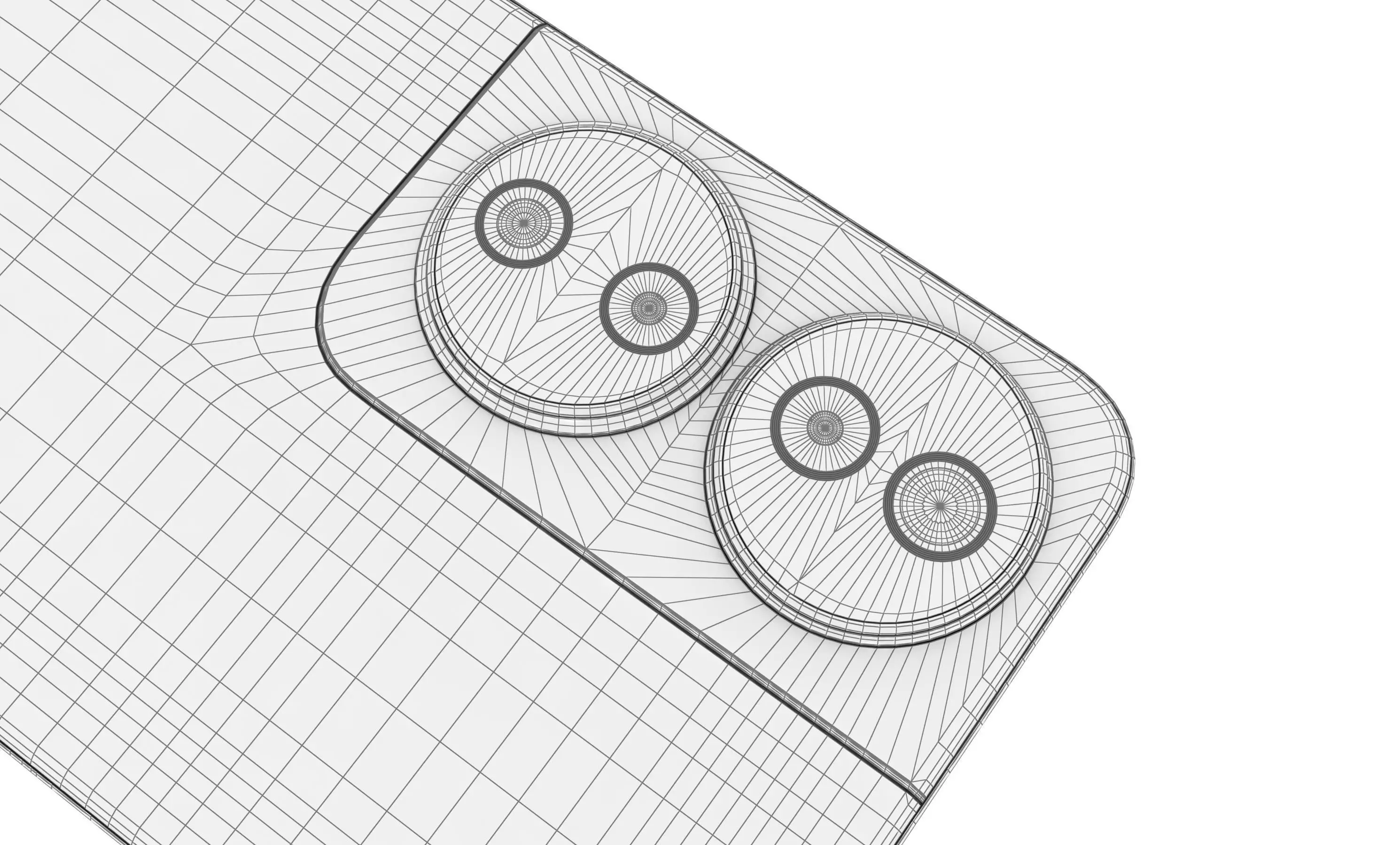 Honor X7B 5G Black High Poly 3D model_22