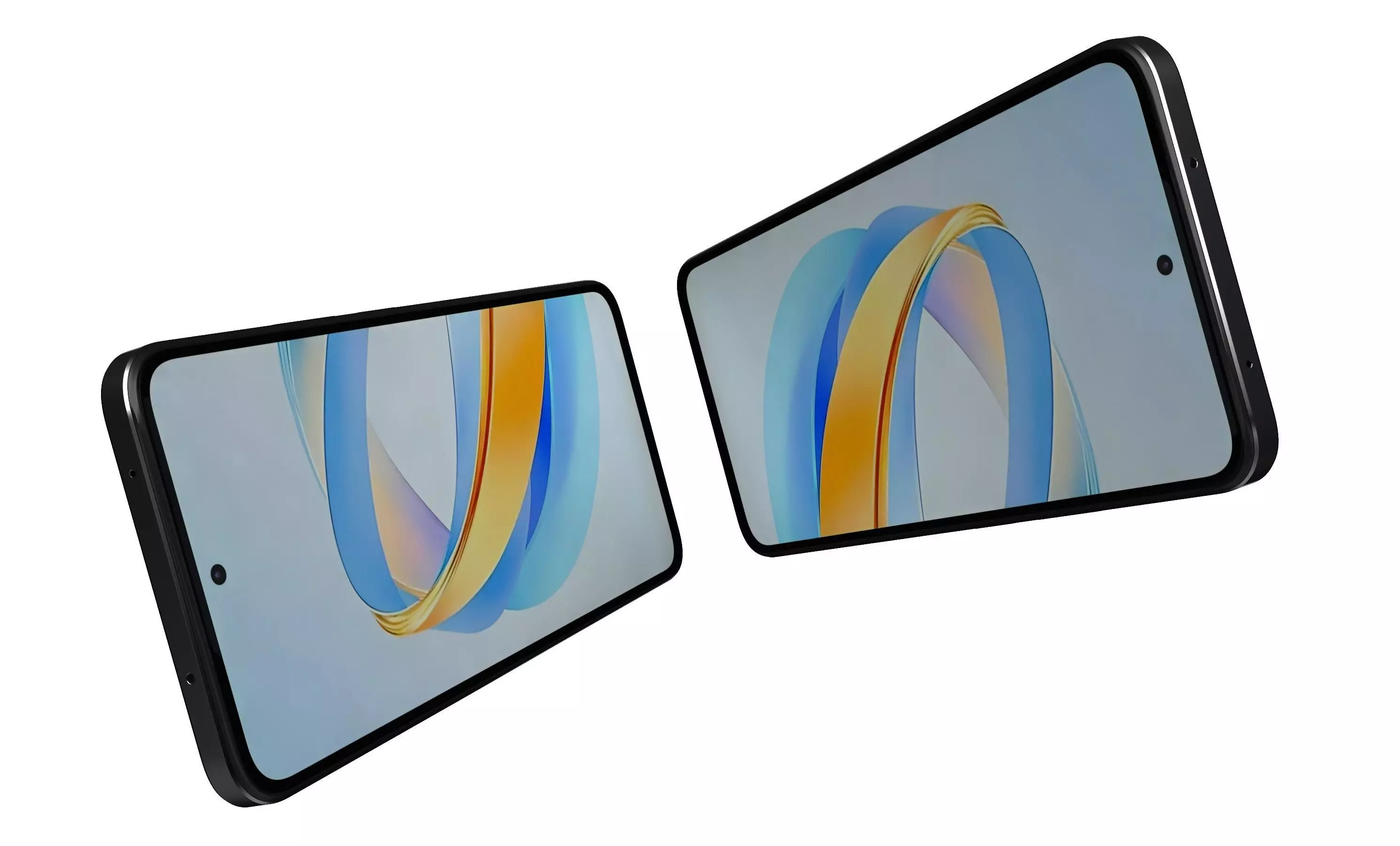 Honor X7B 5G Black High Poly 3D model_3