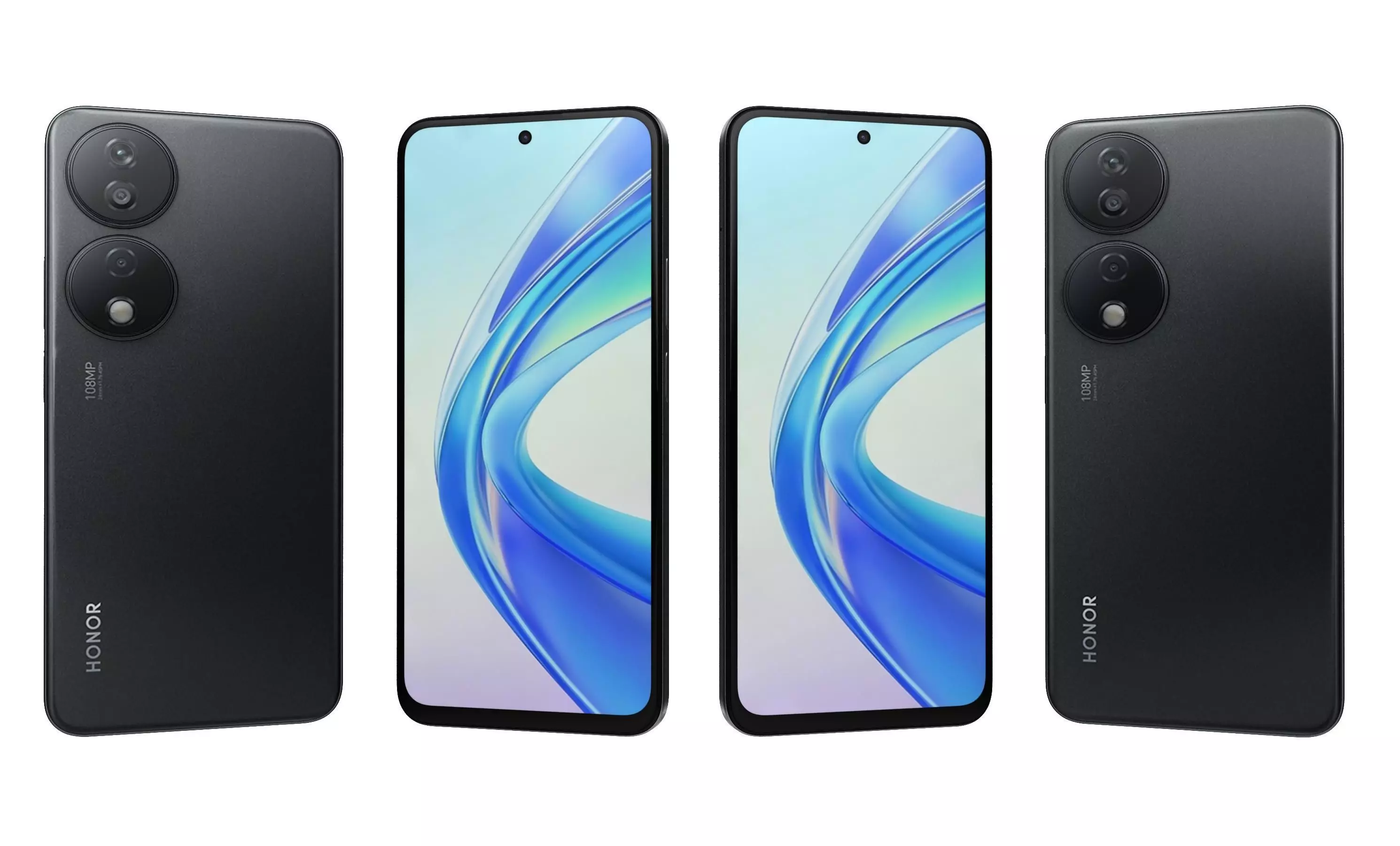 Honor X7b All Colors High Poly  3D model_2