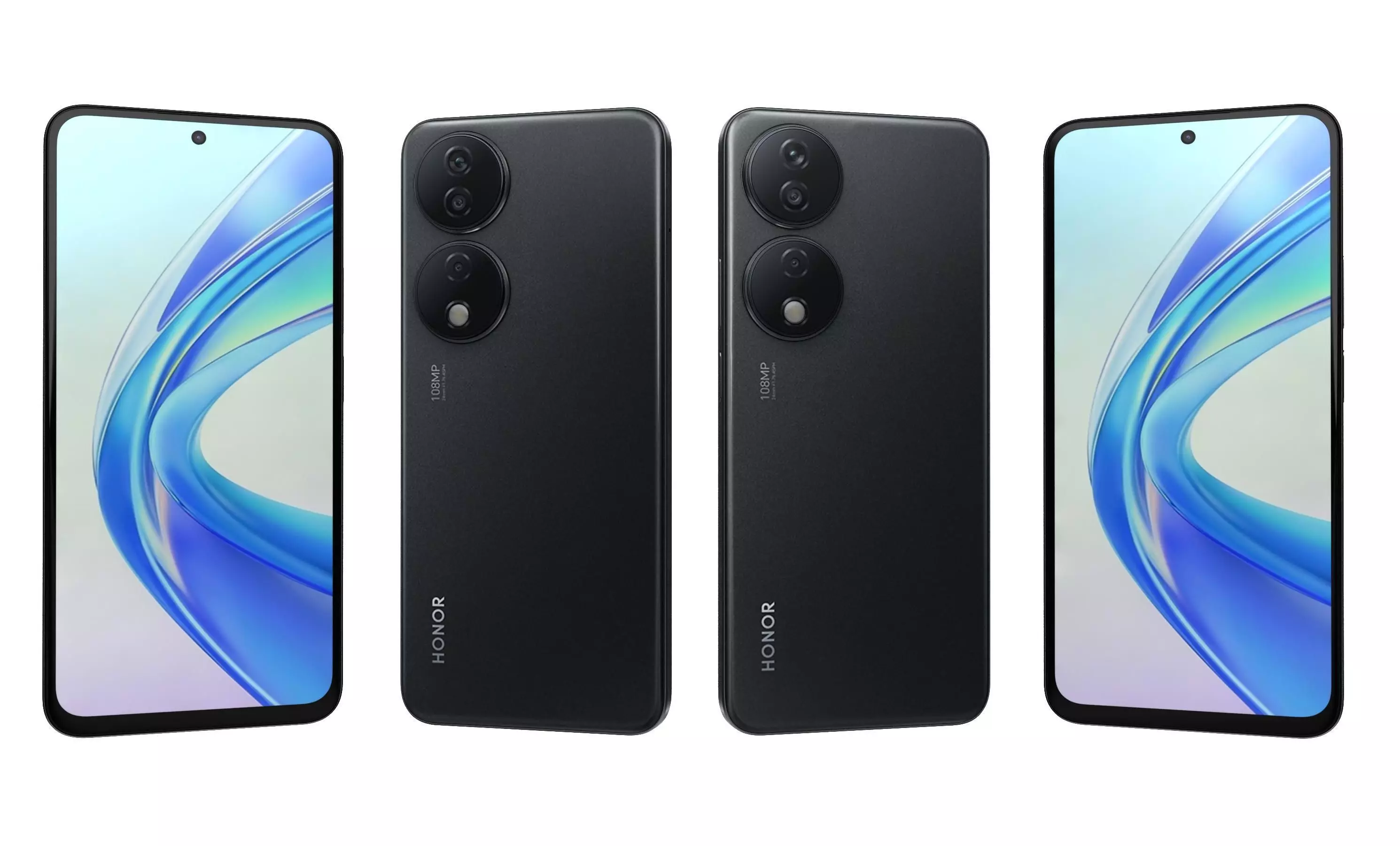 Honor X7b All Colors High Poly  3D model_1