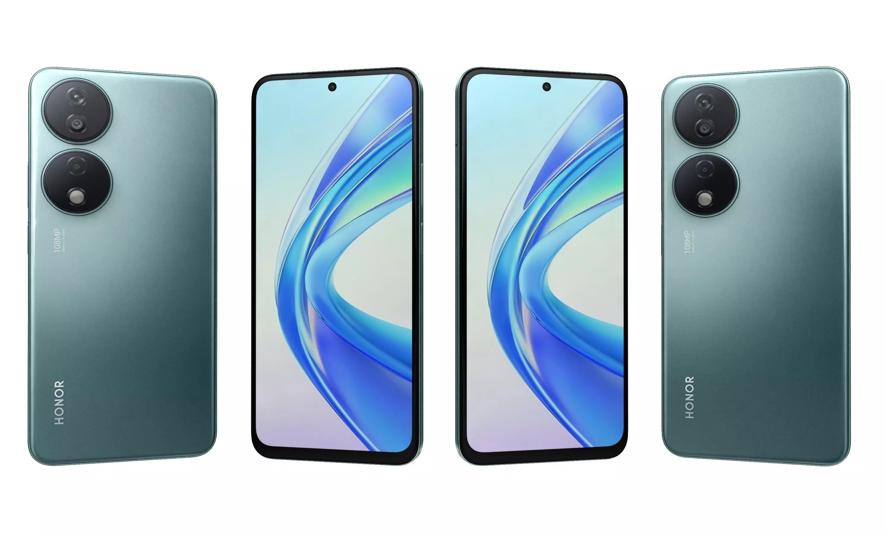 Honor X7b All Colors High Poly  3D model_15