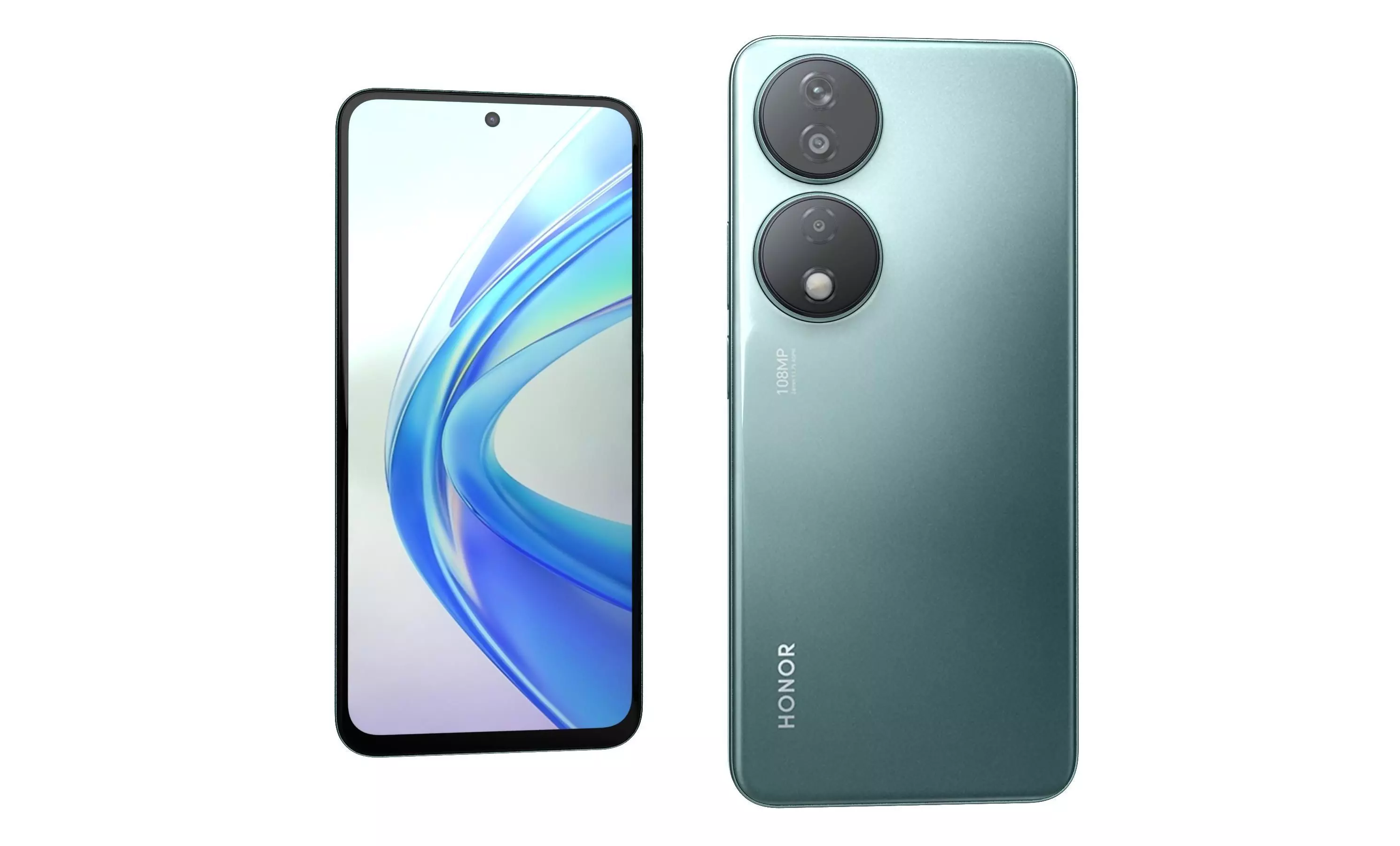 Honor X7b All Colors High Poly  3D model_12