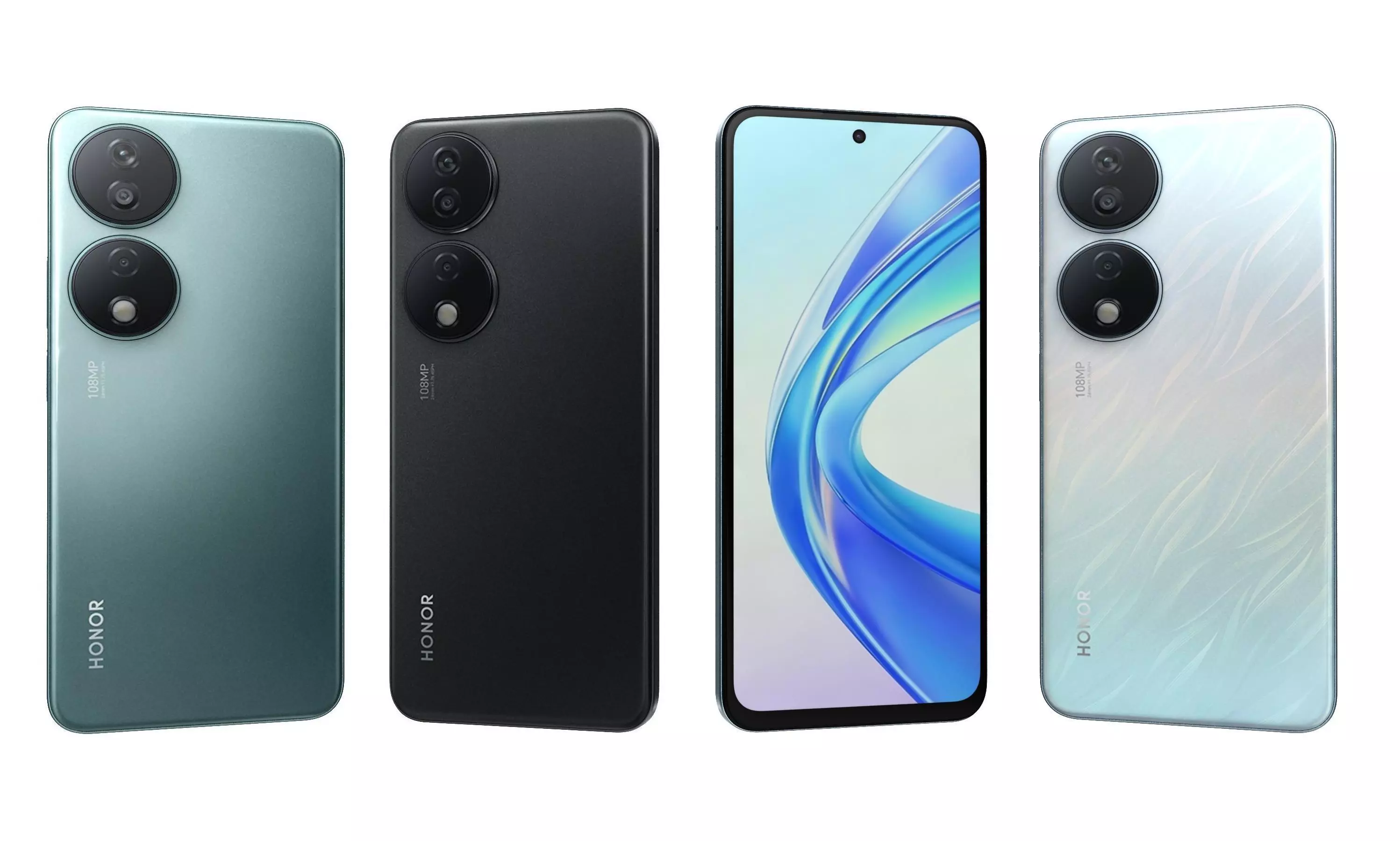 Honor X7b All Colors High Poly  3D model_0