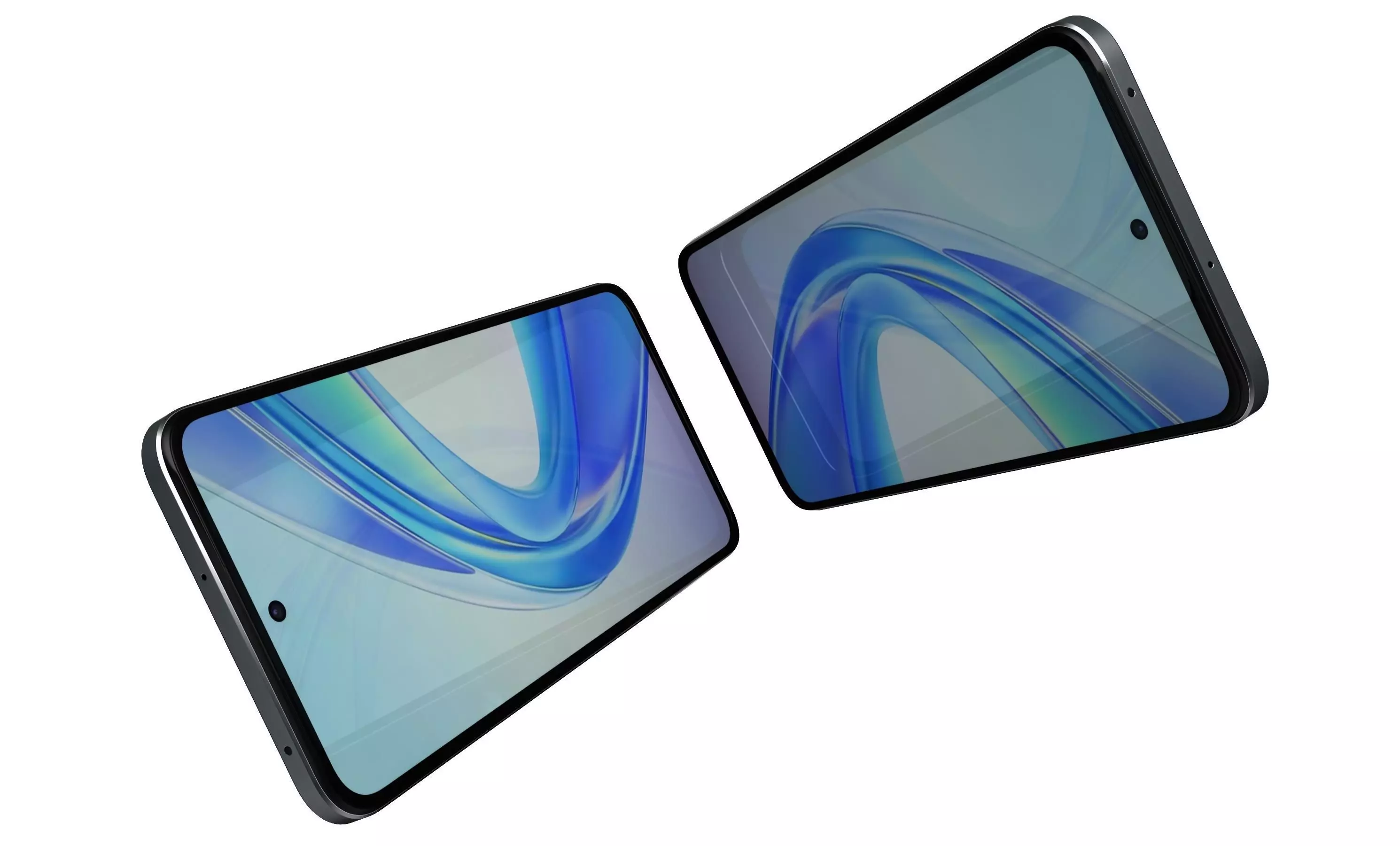 Honor X7b All Colors High Poly  3D model_19