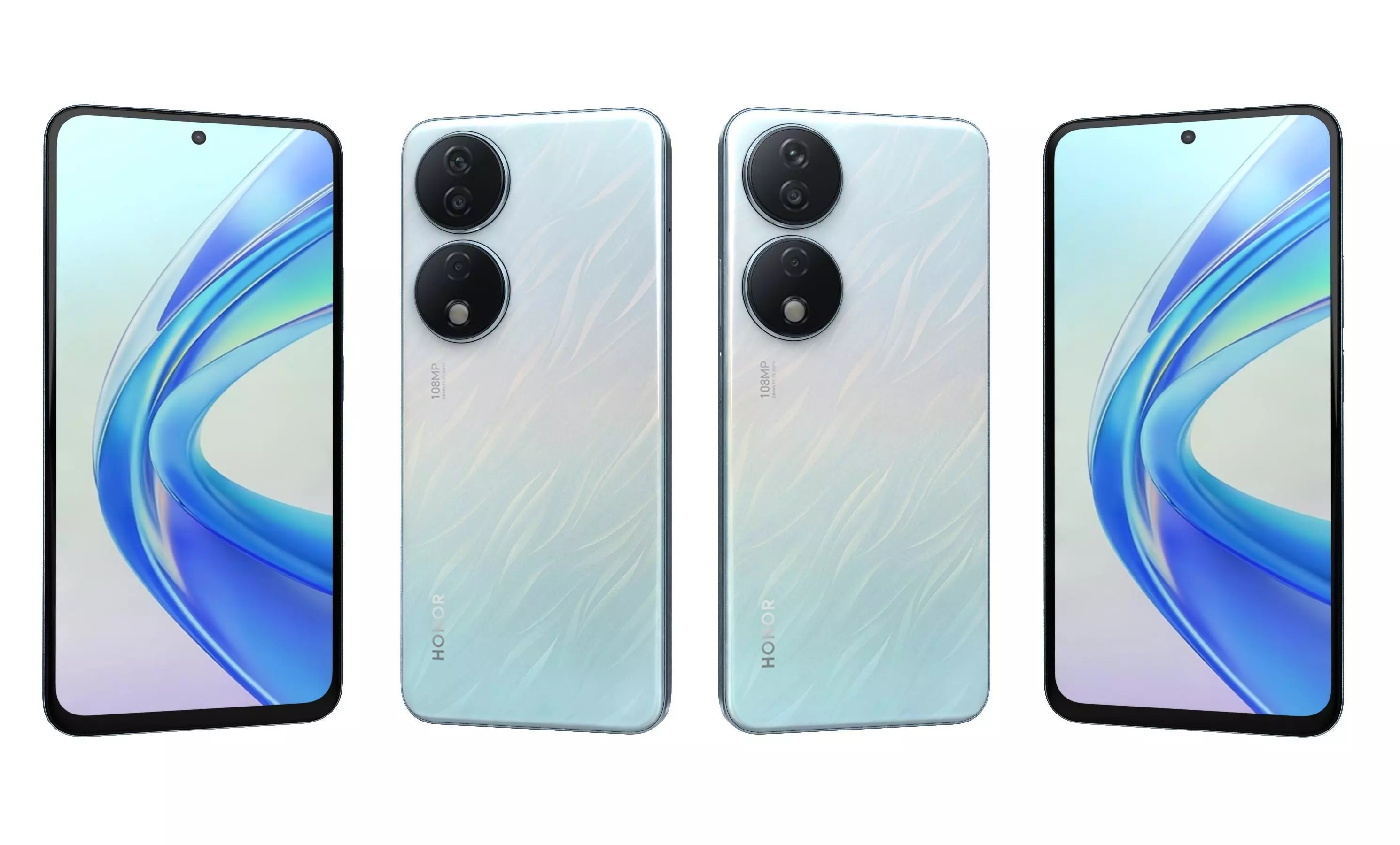 Honor X7b All Colors High Poly  3D model_23